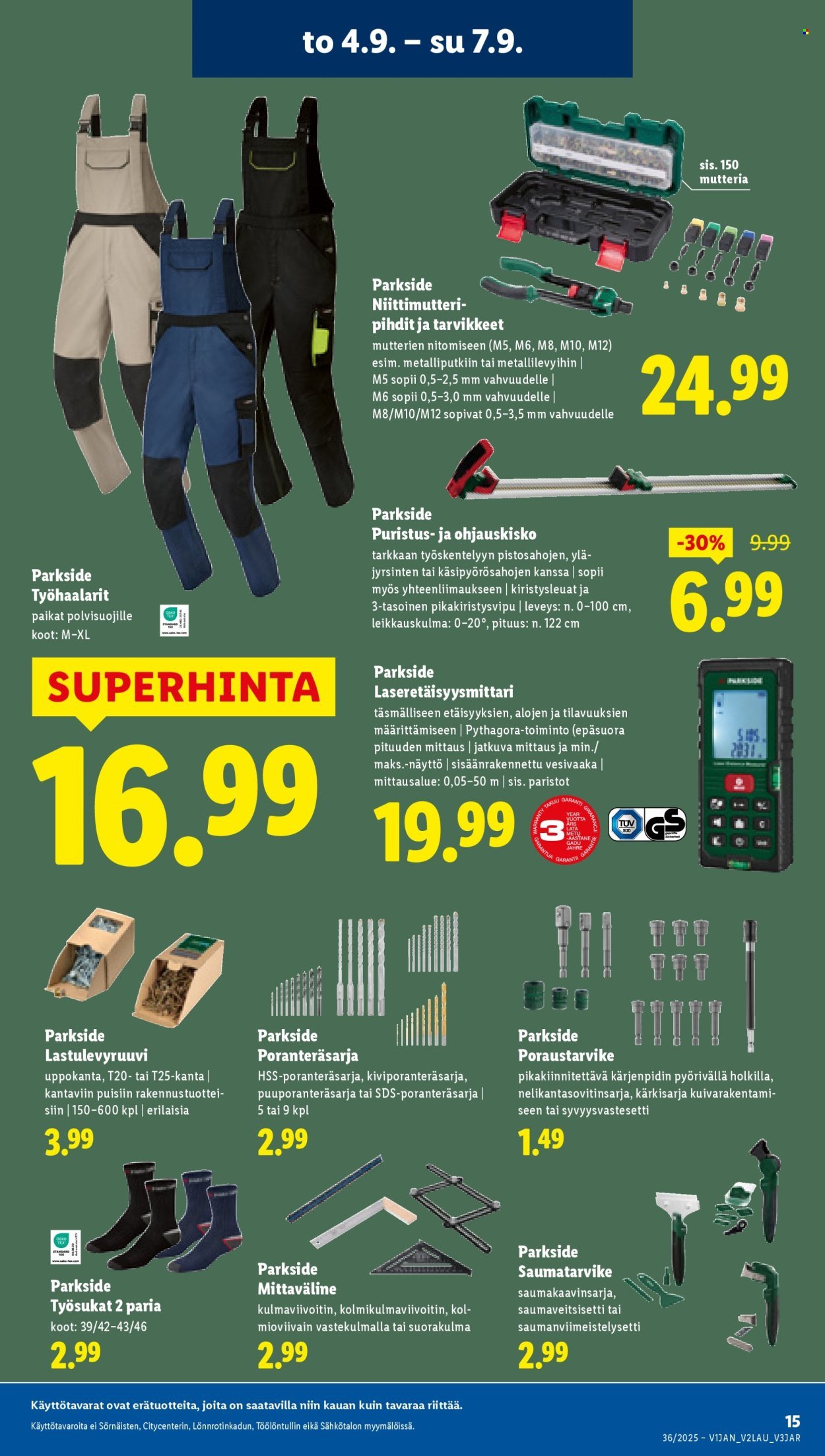 LIDL tarjoukset - Alkaen TO 4.9.2025 (2025-09-04 - 2025-09-10)