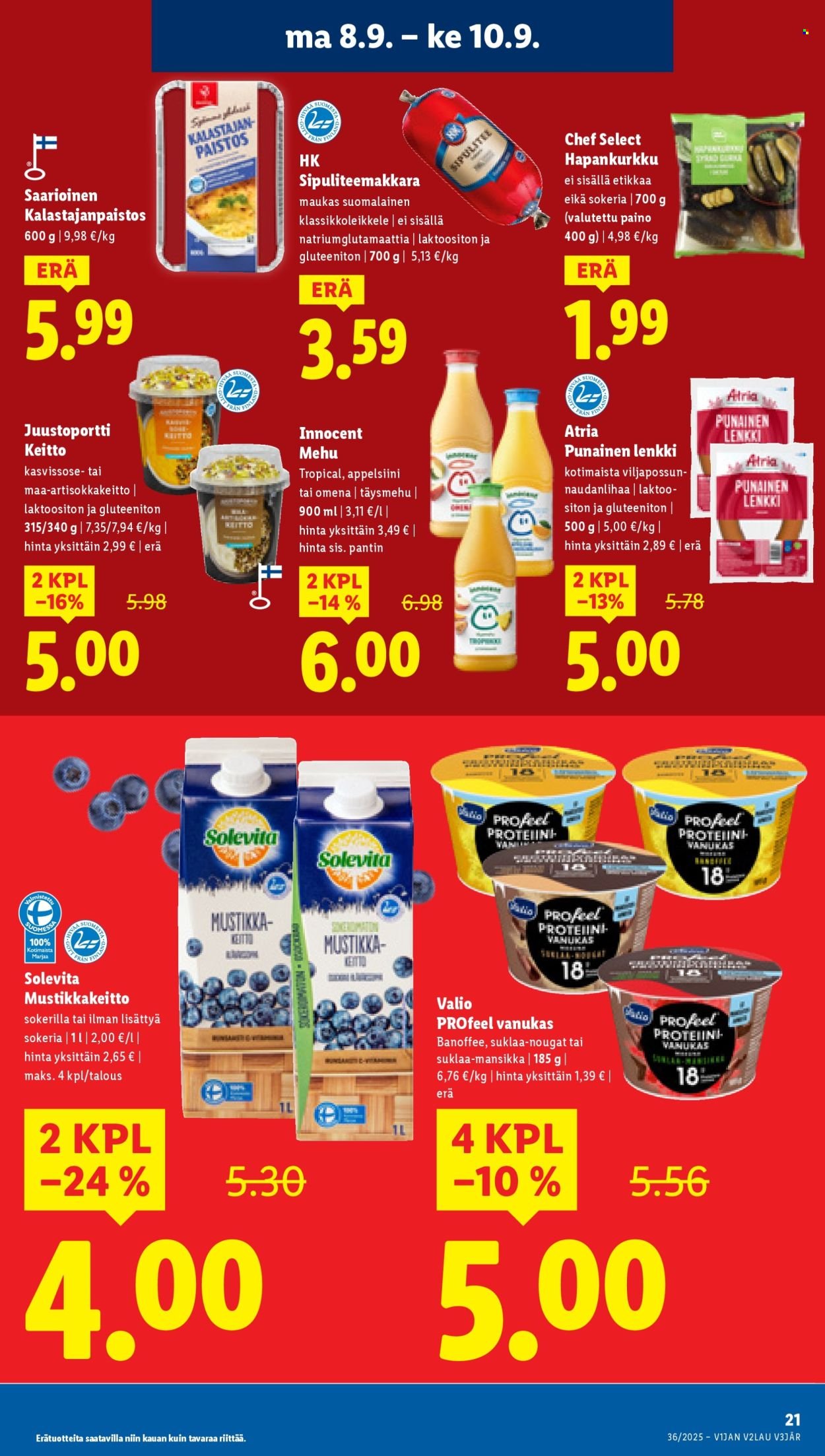 LIDL tarjoukset - Alkaen TO 4.9.2025 (2025-09-04 - 2025-09-10)