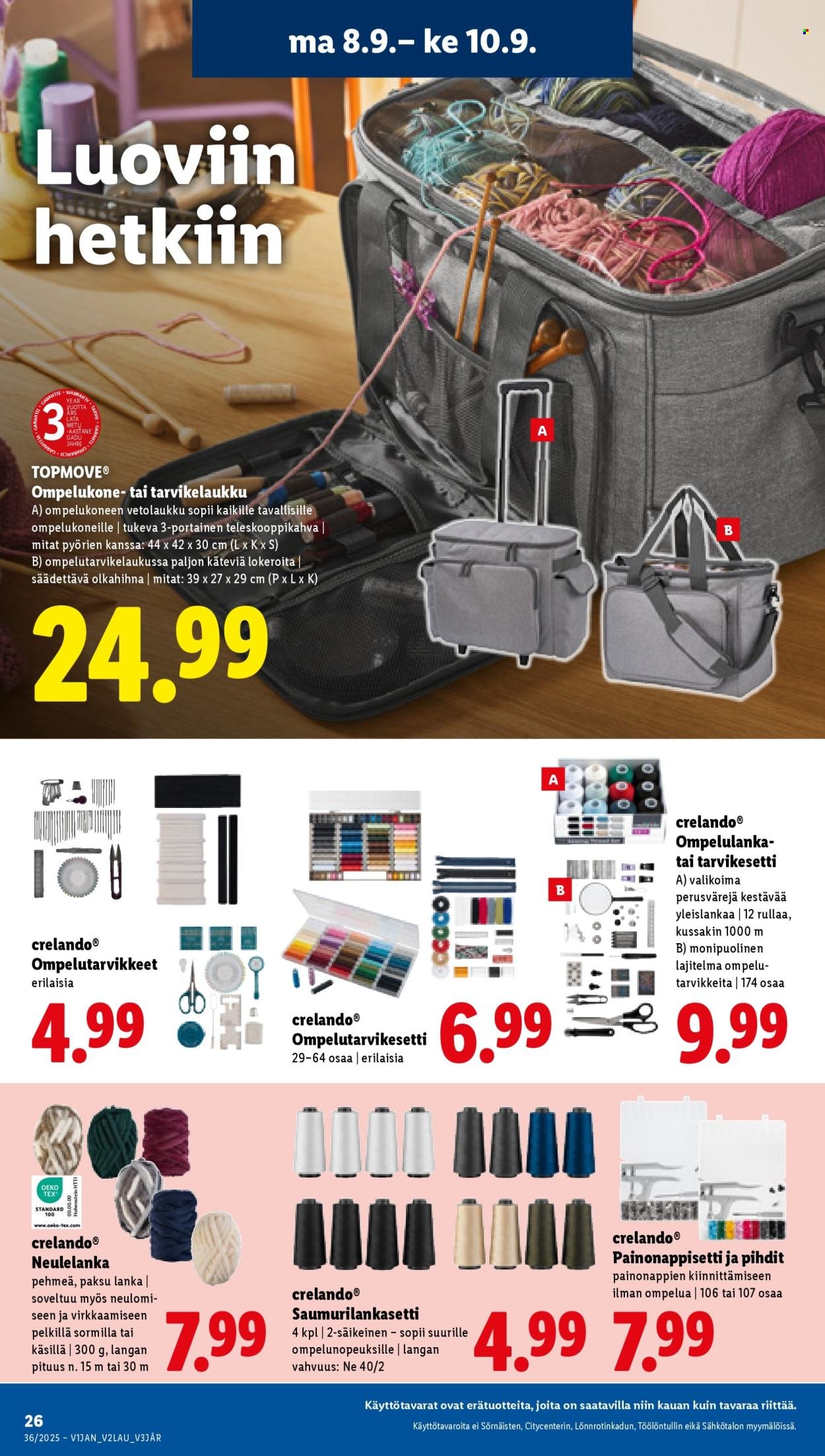 LIDL tarjoukset - Alkaen TO 4.9.2025 (2025-09-04 - 2025-09-10)