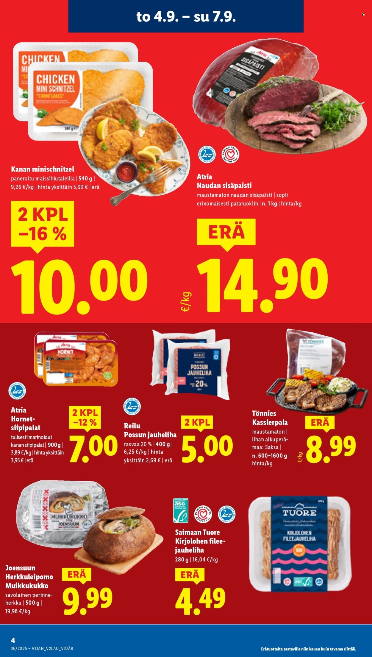 LIDL tarjoukset - Alkaen TO 4.9.2025 (2025-09-04 - 2025-09-10)