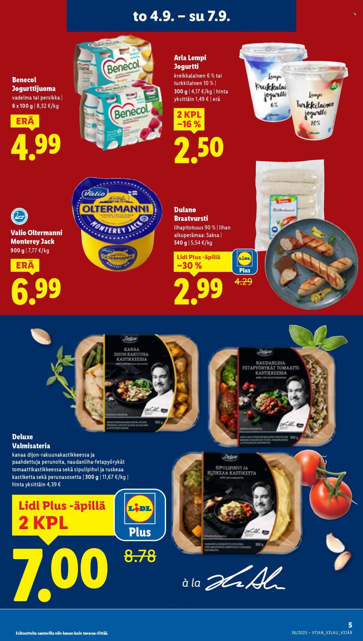 LIDL tarjoukset - Alkaen TO 4.9.2025 (2025-09-04 - 2025-09-10)