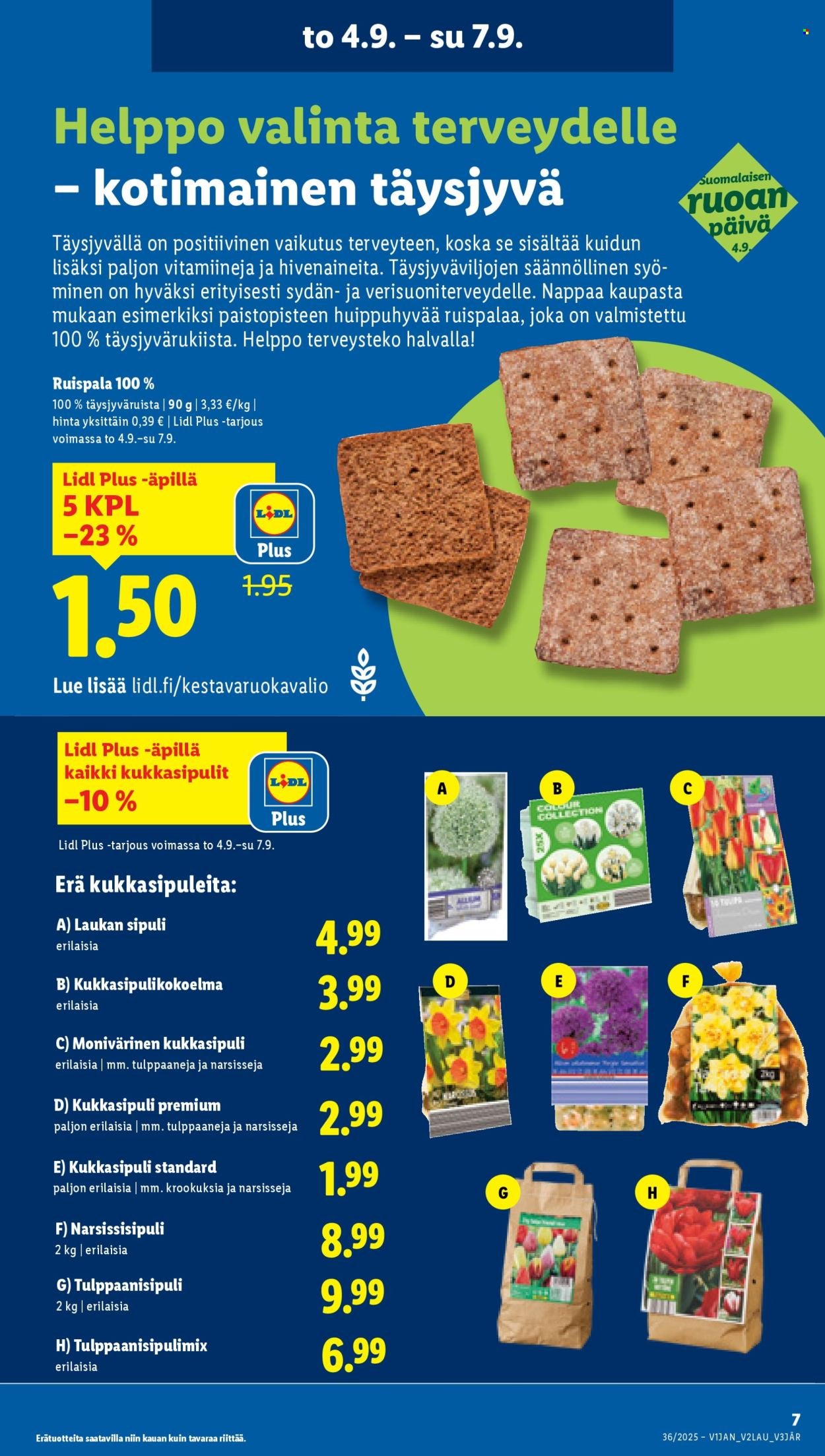 LIDL tarjoukset - Alkaen TO 4.9.2025 (2025-09-04 - 2025-09-10)