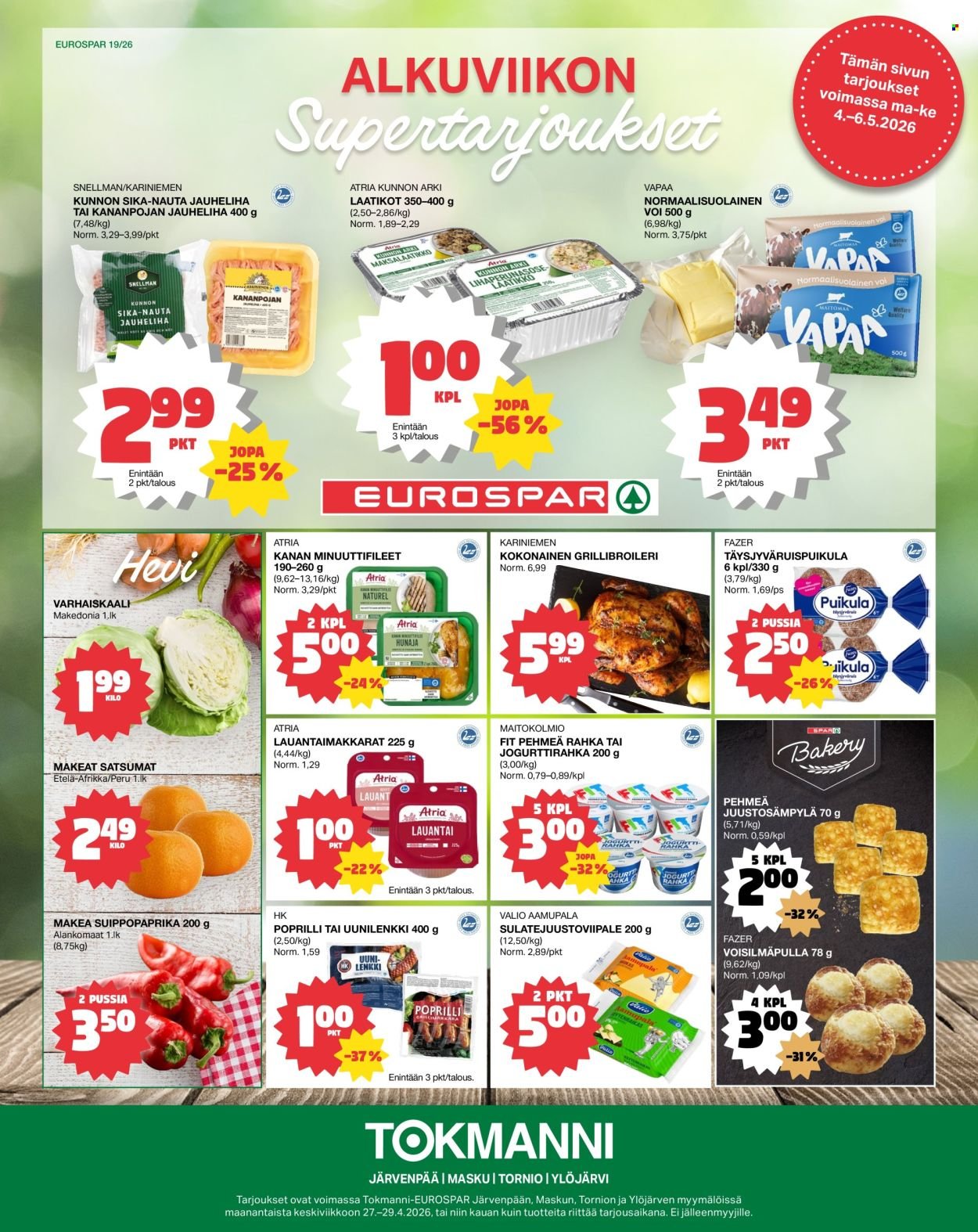 TOKMANNI tarjoukset - EUROSPAR