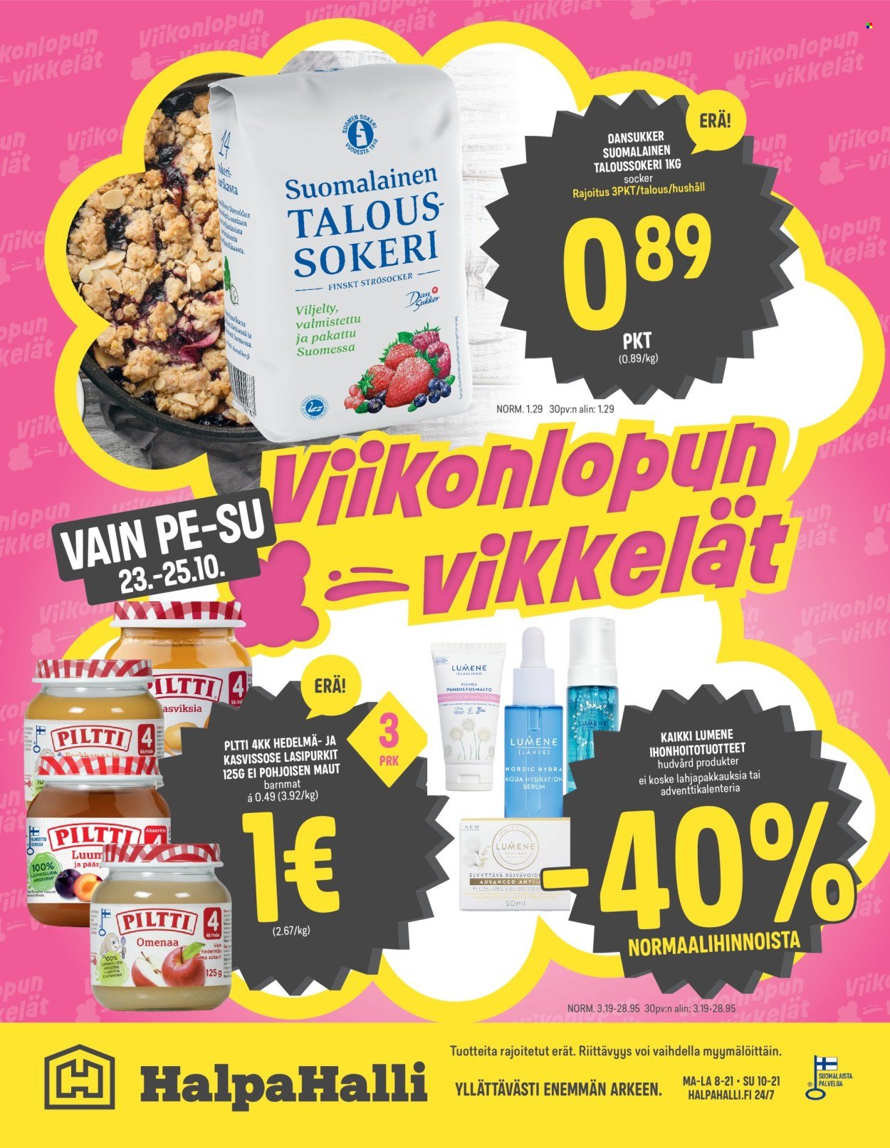 HALPAHALLI tarjoukset - Uusin tarjouslehtemme