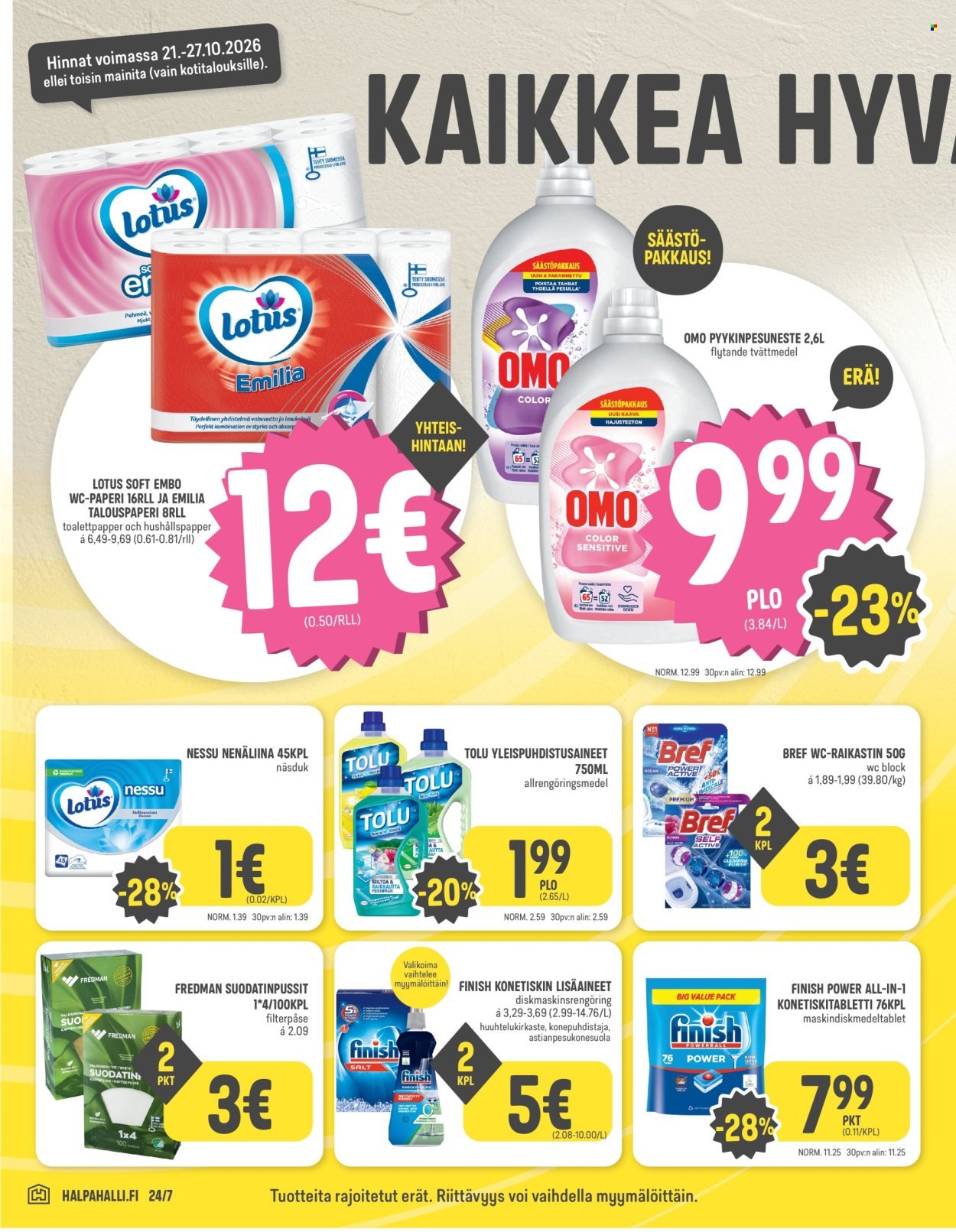 HALPAHALLI tarjoukset - Uusin tarjouslehtemme