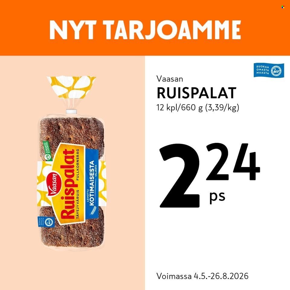 K-MARKET tarjoukset - Alkaen MA 4.5.2026
