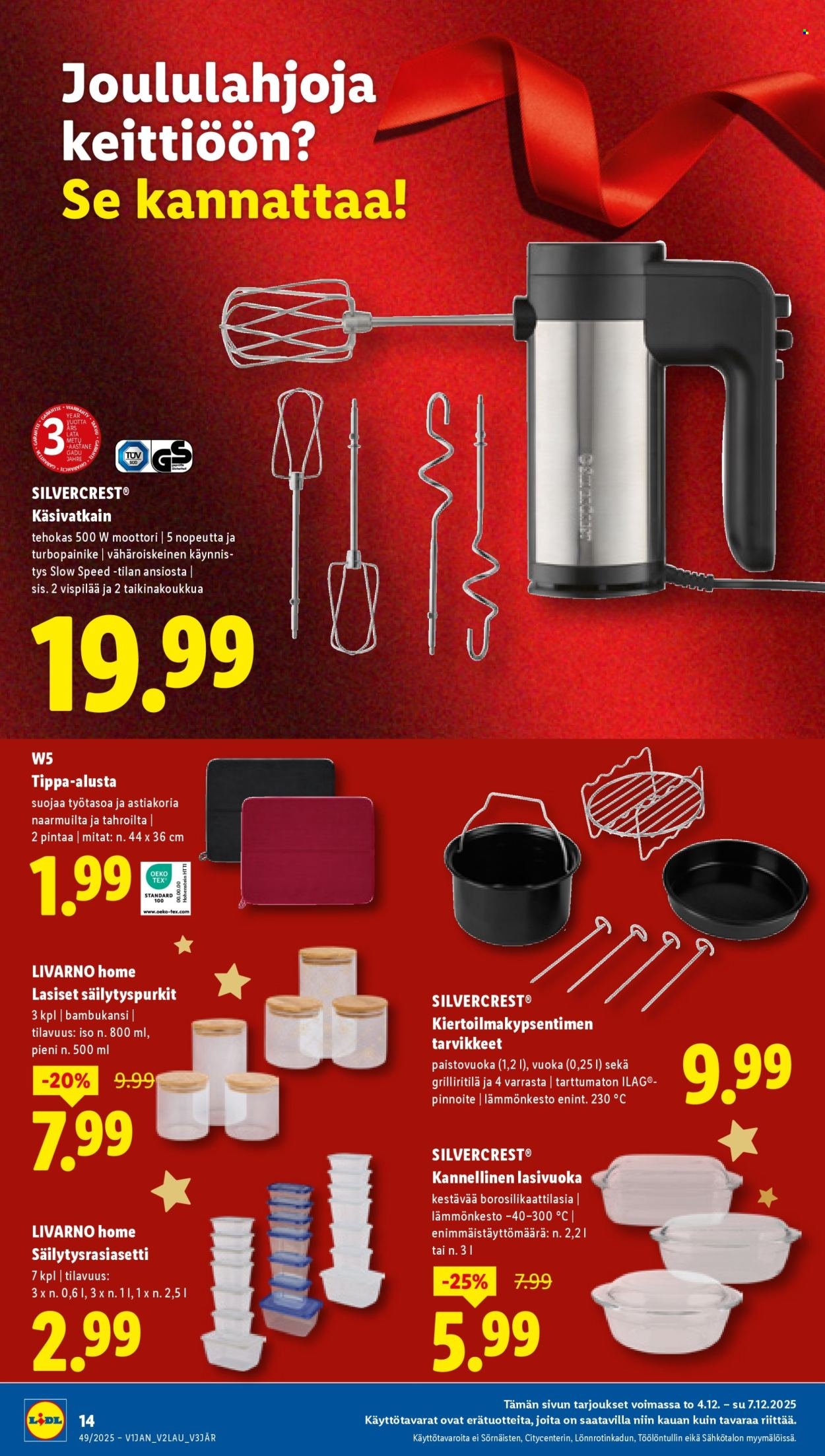 LIDL tarjoukset - Alkaen TO 4.12.2025