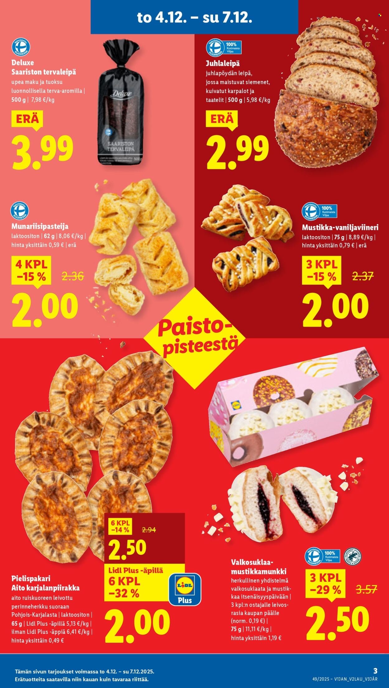 LIDL tarjoukset - Alkaen TO 4.12.2025