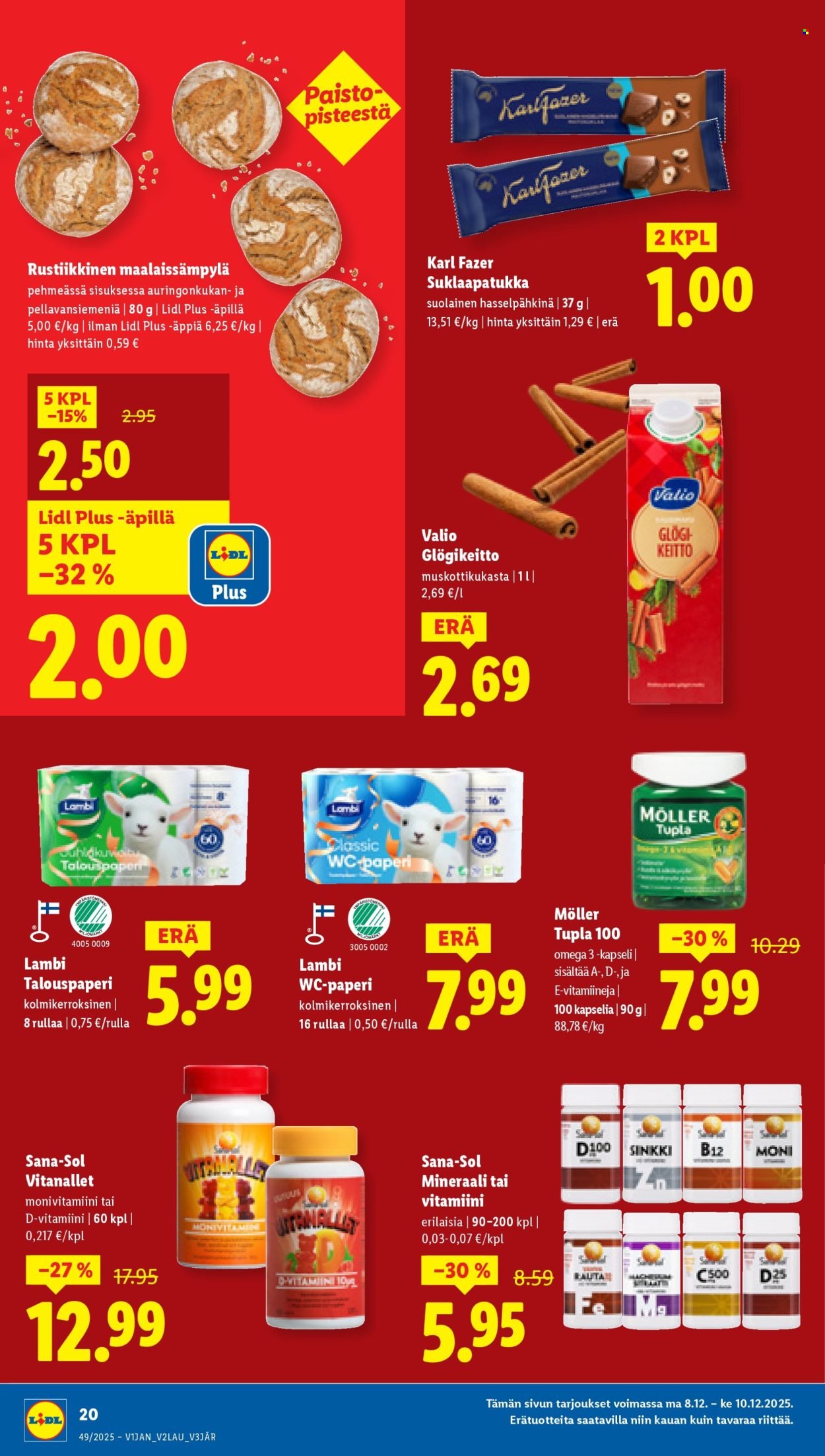 LIDL tarjoukset - Alkaen TO 4.12.2025
