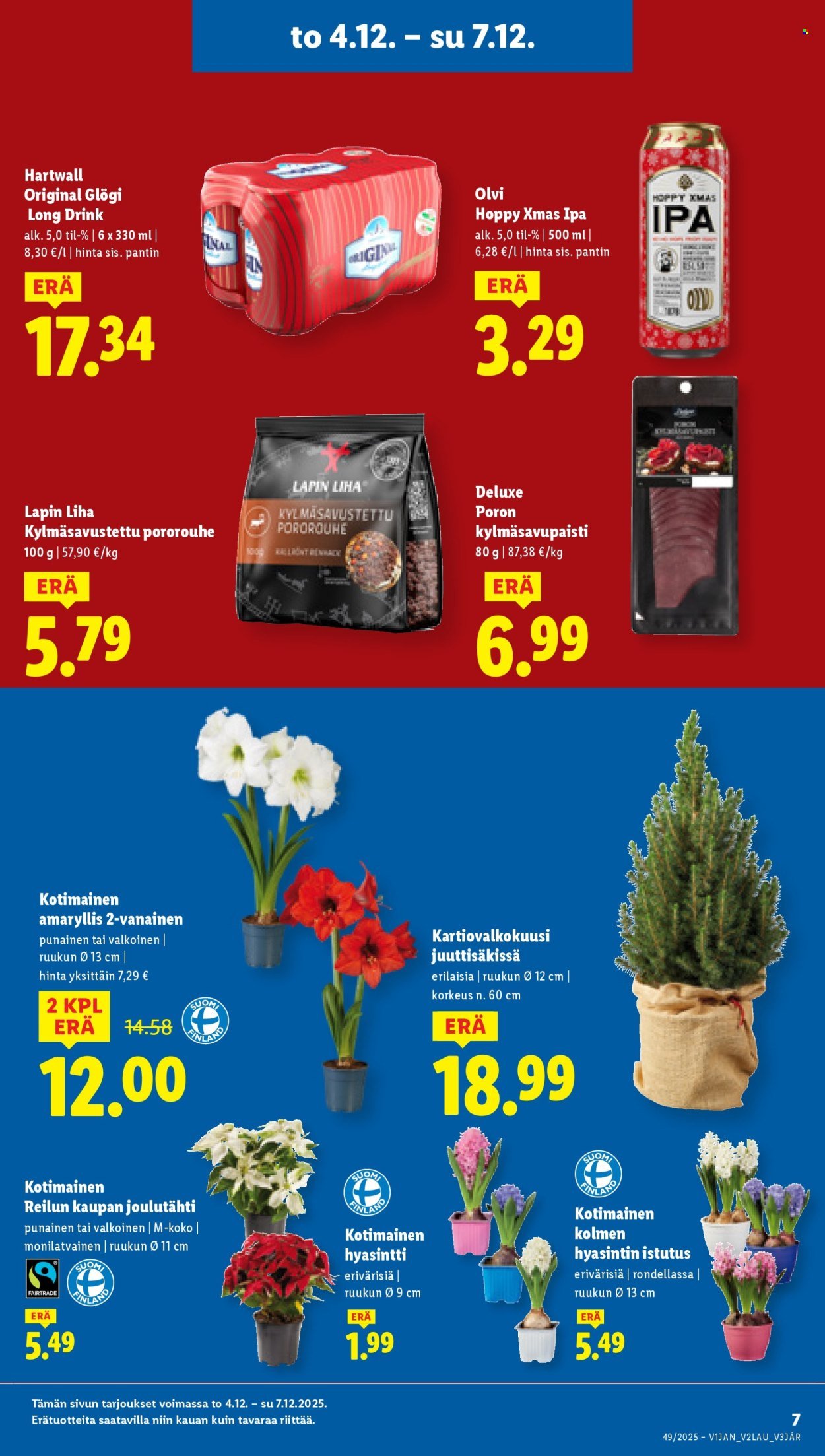 LIDL tarjoukset - Alkaen TO 4.12.2025
