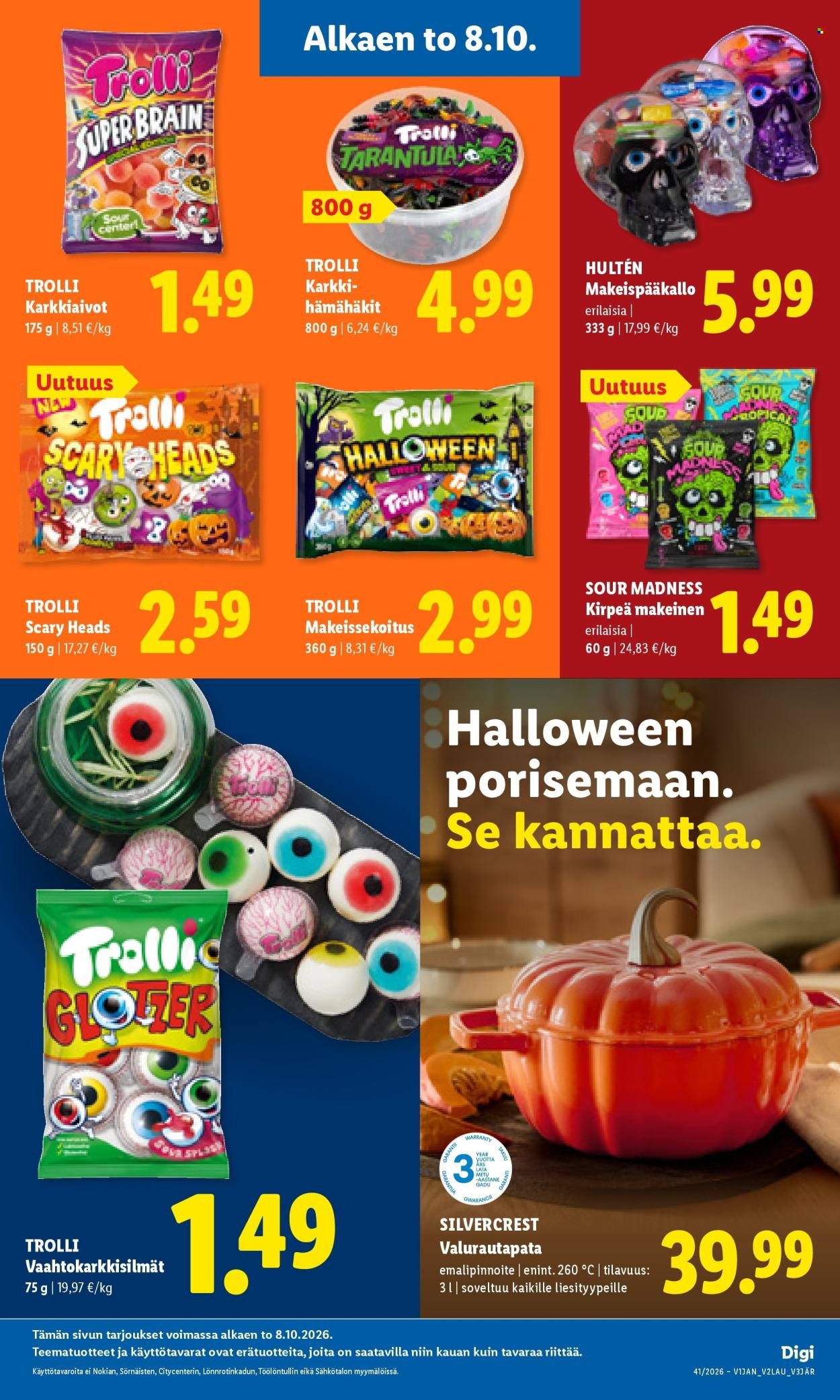 LIDL tarjoukset - Alkaen TO 8.10.2026