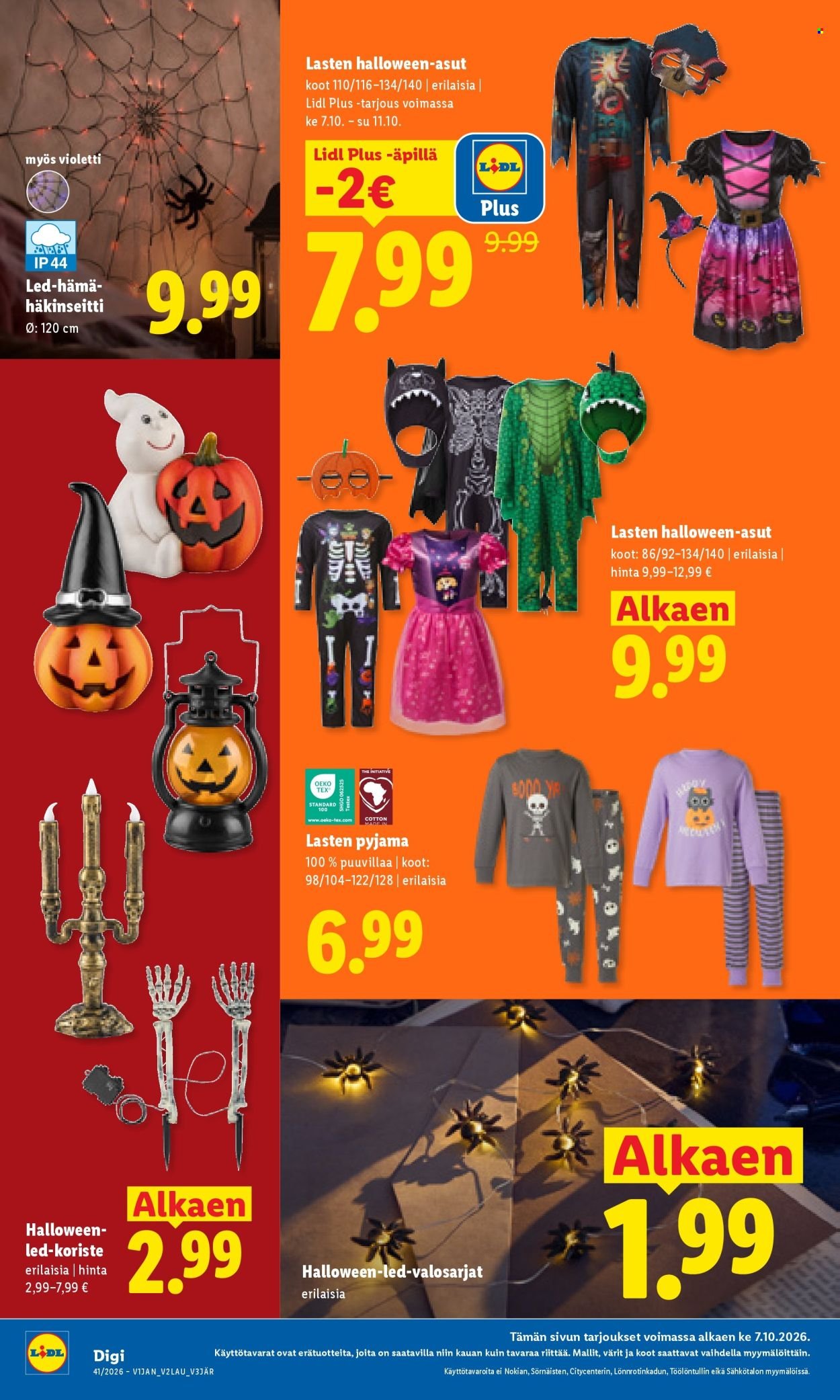 LIDL tarjoukset - Alkaen TO 8.10.2026