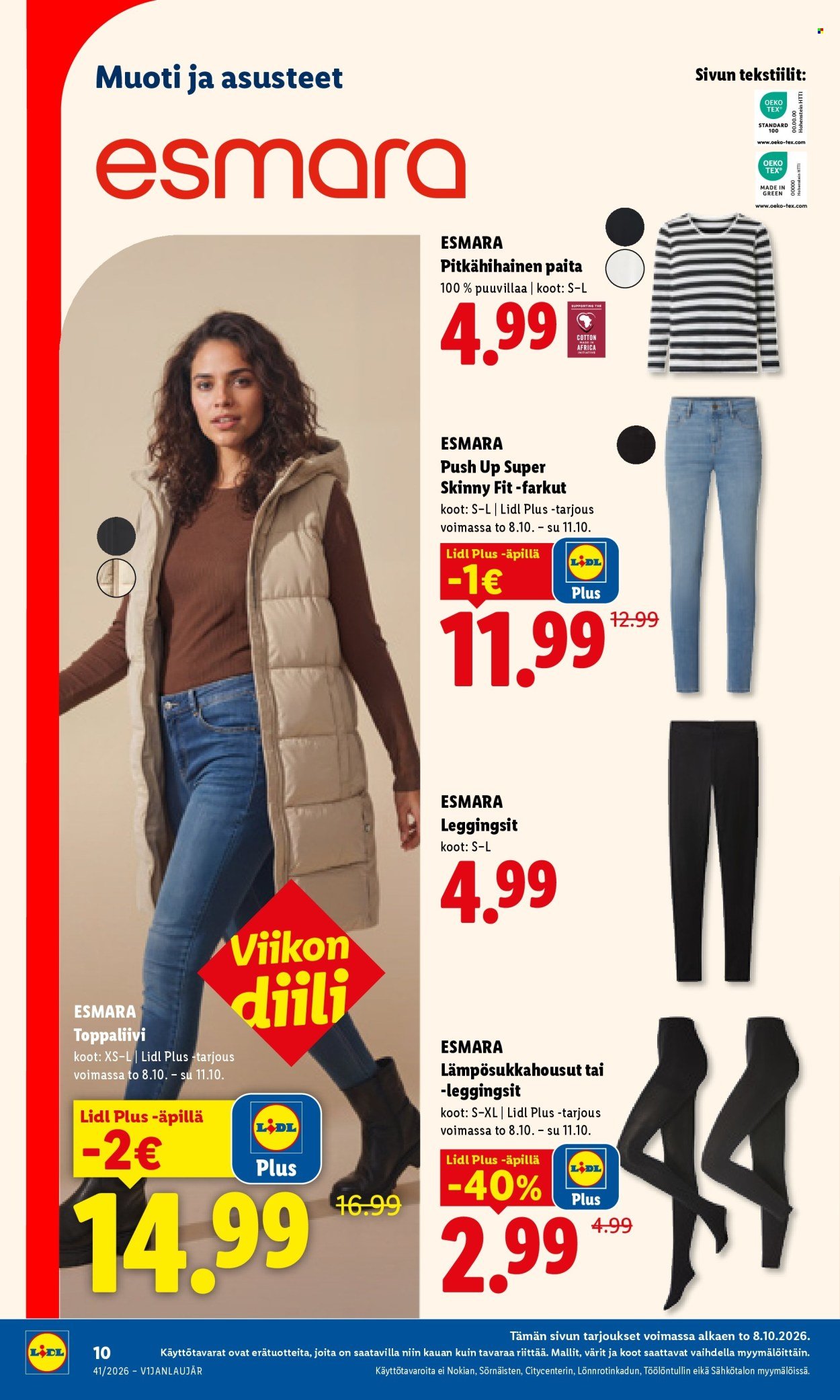 LIDL tarjoukset - Alkaen TO 8.10.2026