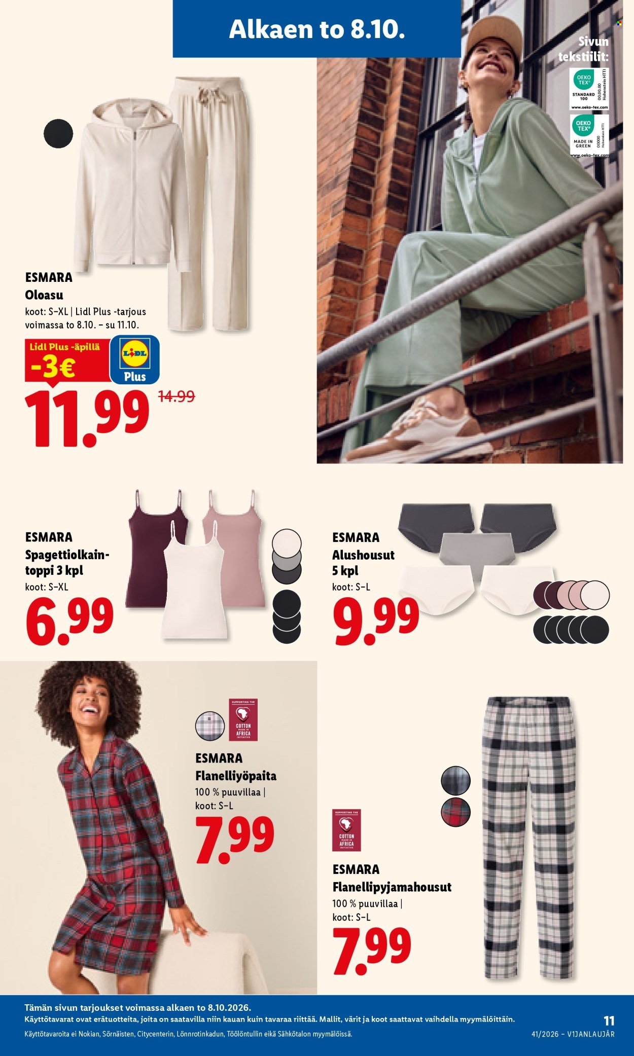 LIDL tarjoukset - Alkaen TO 8.10.2026