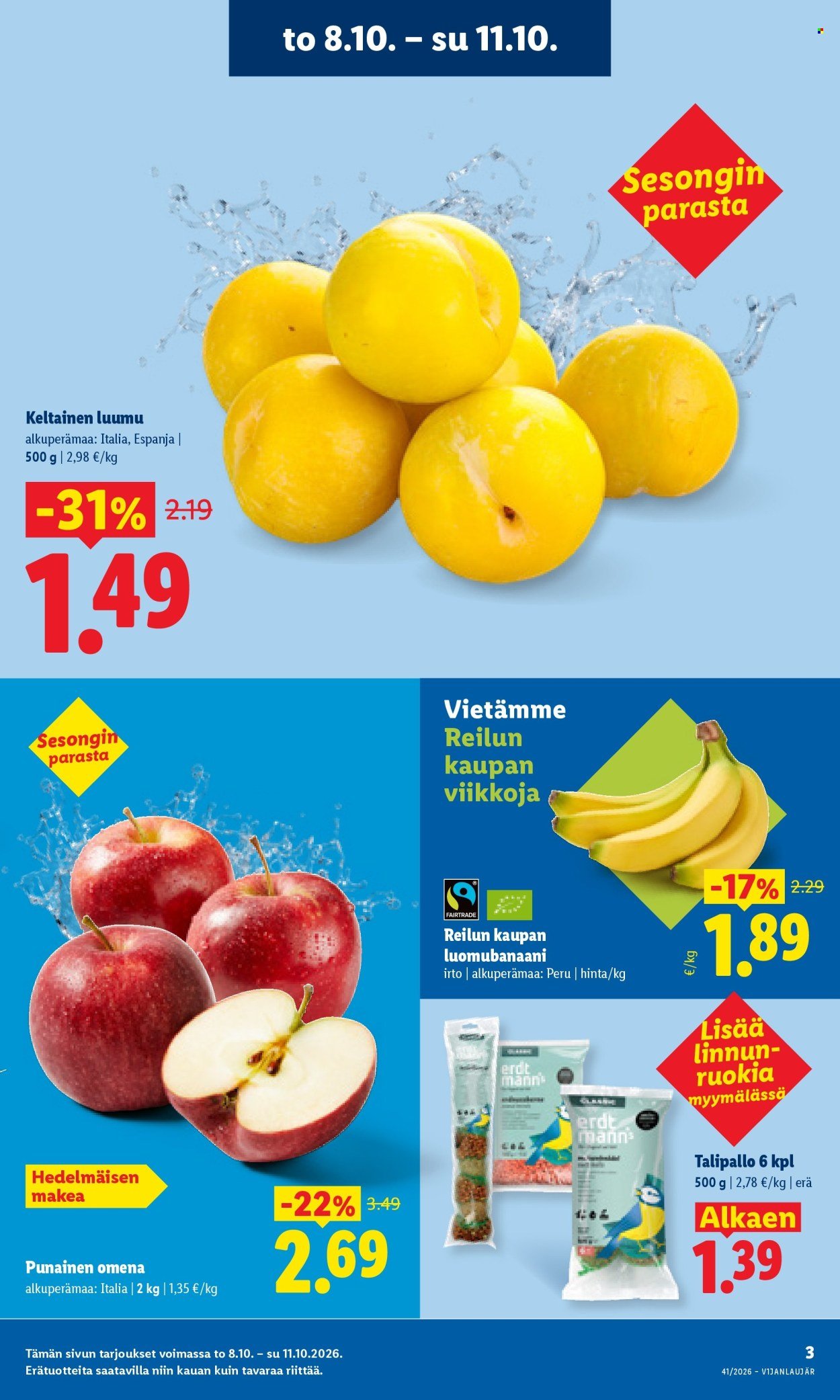 LIDL tarjoukset - Alkaen TO 8.10.2026