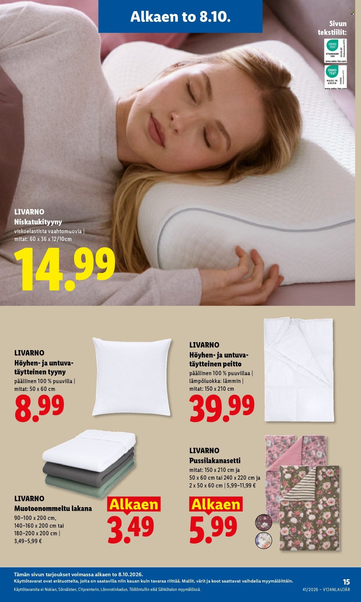 LIDL tarjoukset - Alkaen TO 8.10.2026
