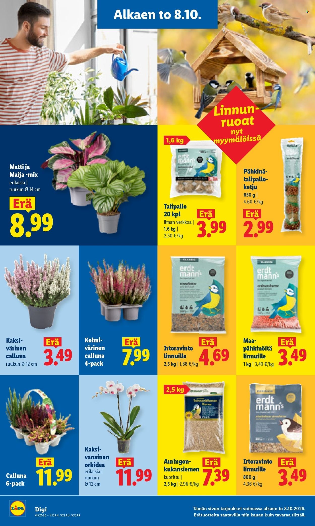 LIDL tarjoukset - Alkaen TO 8.10.2026