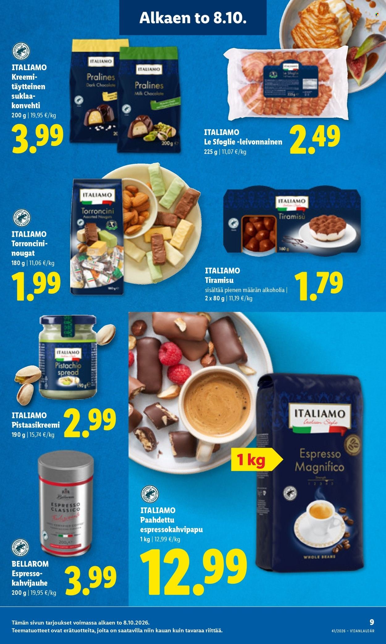 LIDL tarjoukset - Alkaen TO 8.10.2026