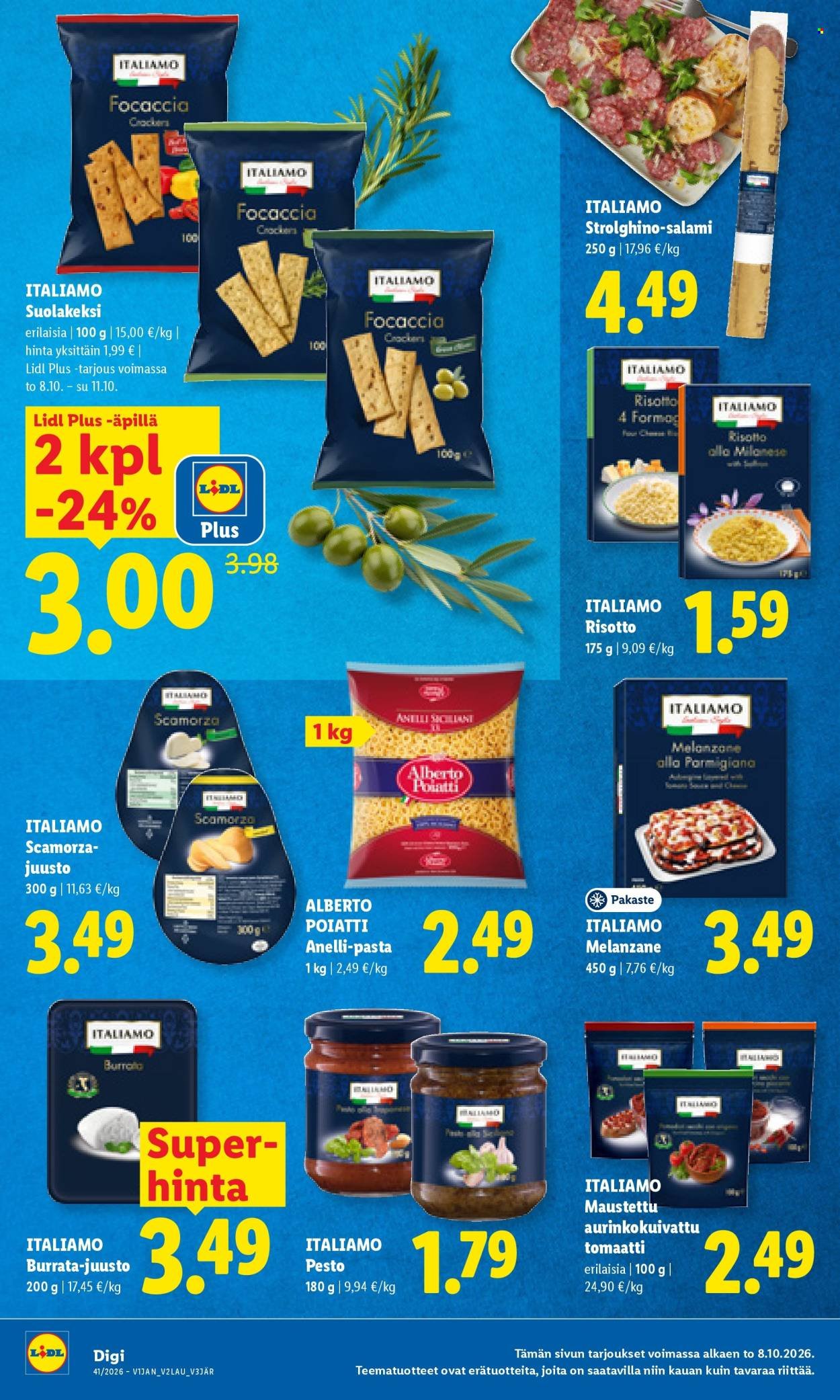 LIDL tarjoukset - Alkaen TO 8.10.2026