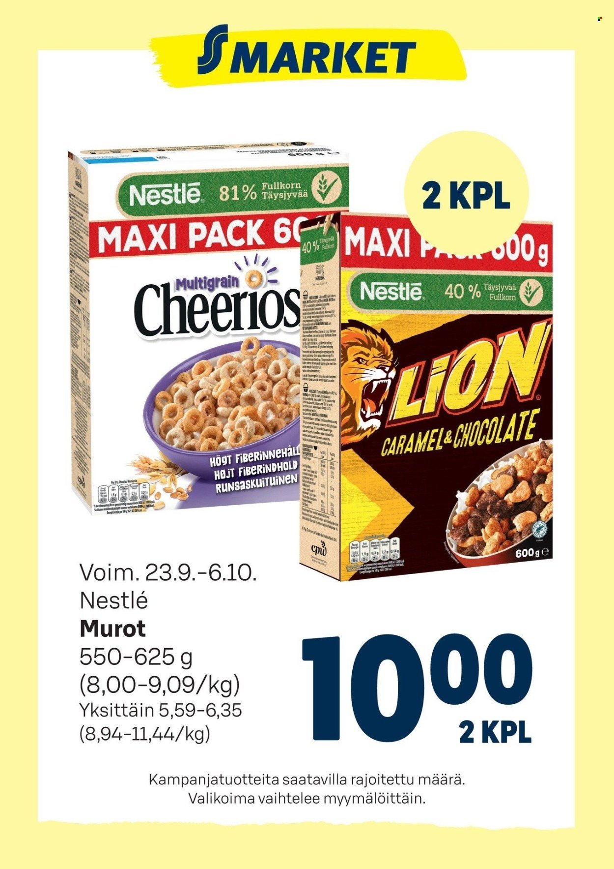S-MARKET tarjoukset - Tok