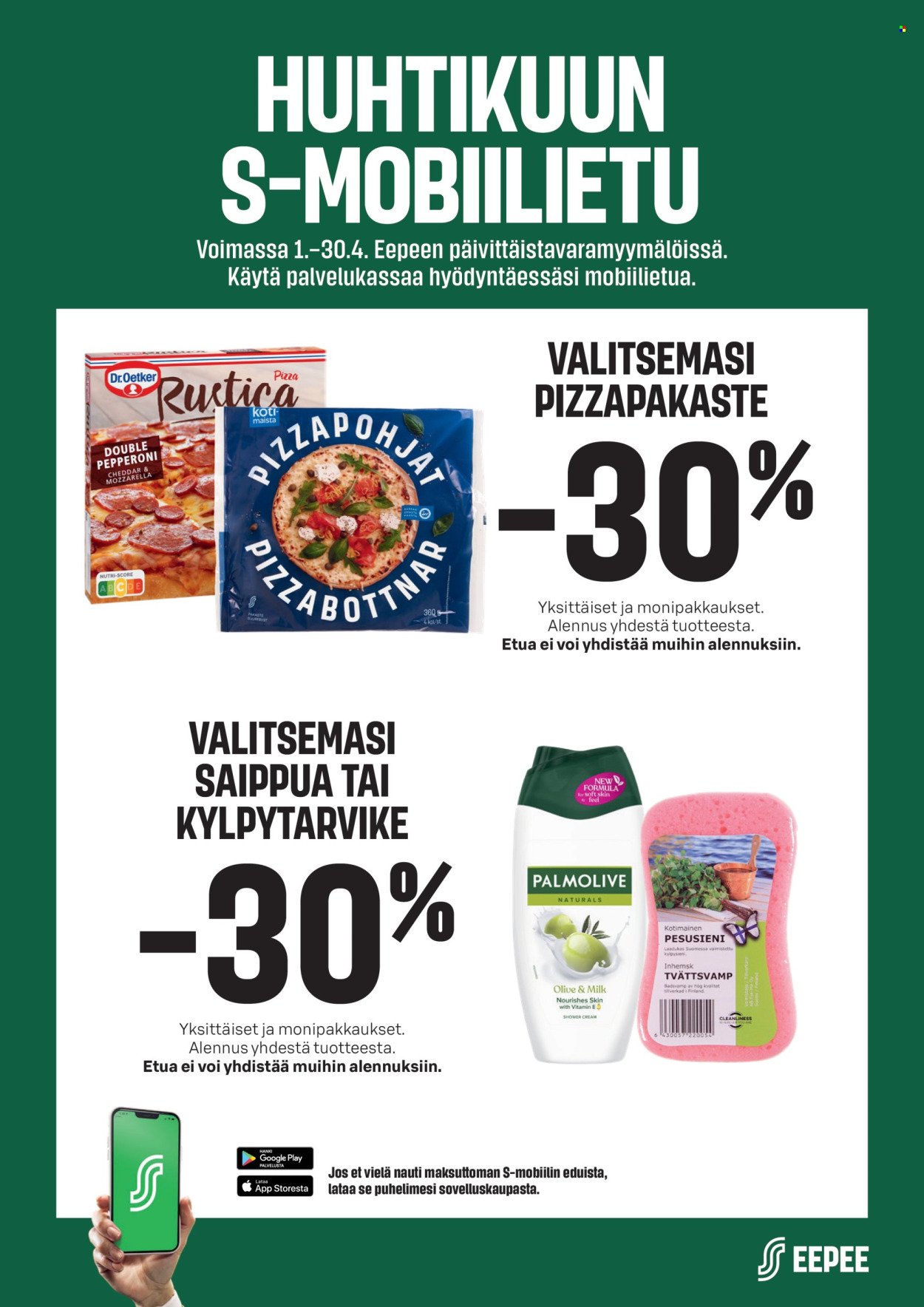 S-MARKET tarjoukset - S-mobiiliedut huhtikuussa