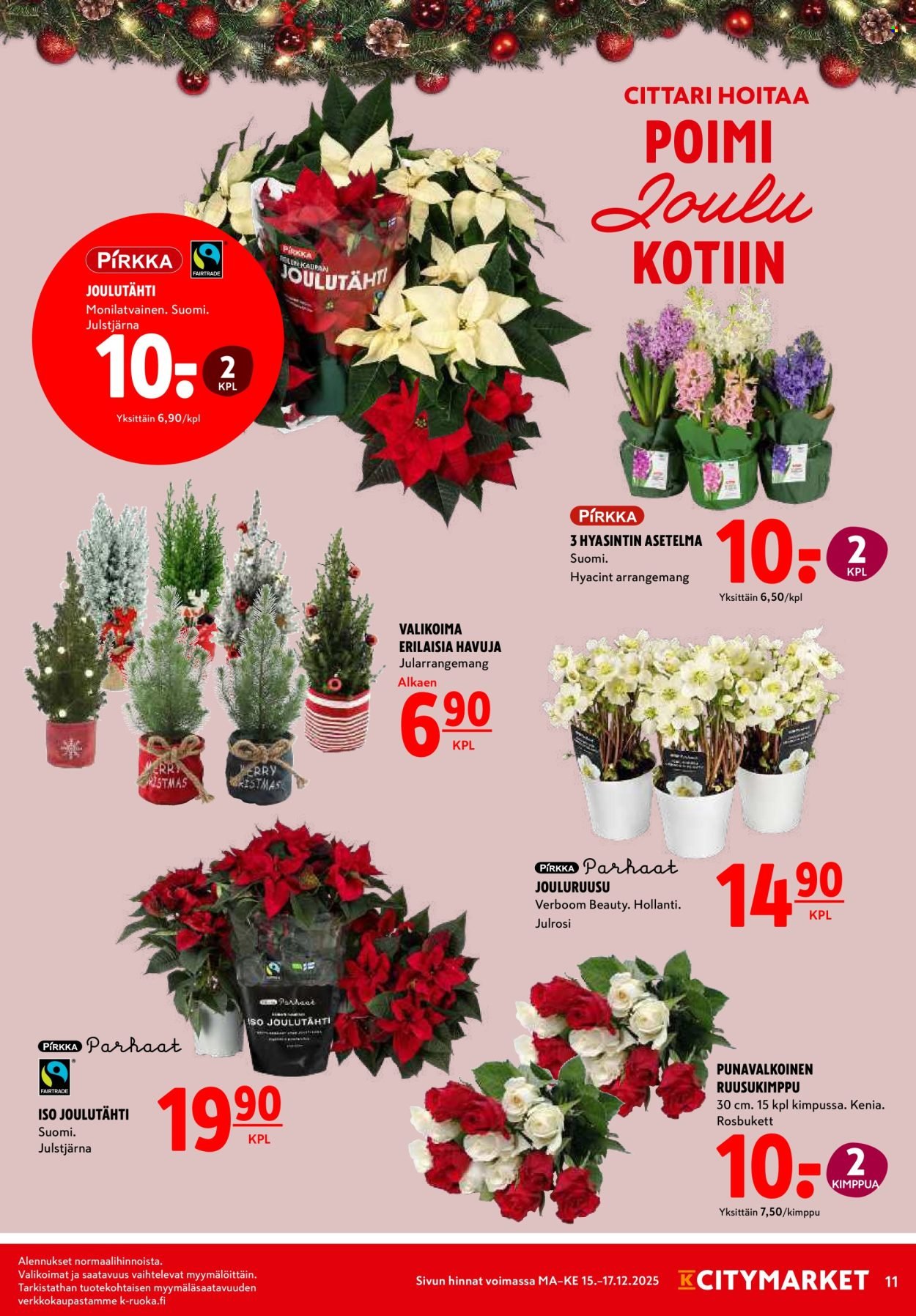K-CITYMARKET tarjoukset - Alkaen MA 15.12.2025