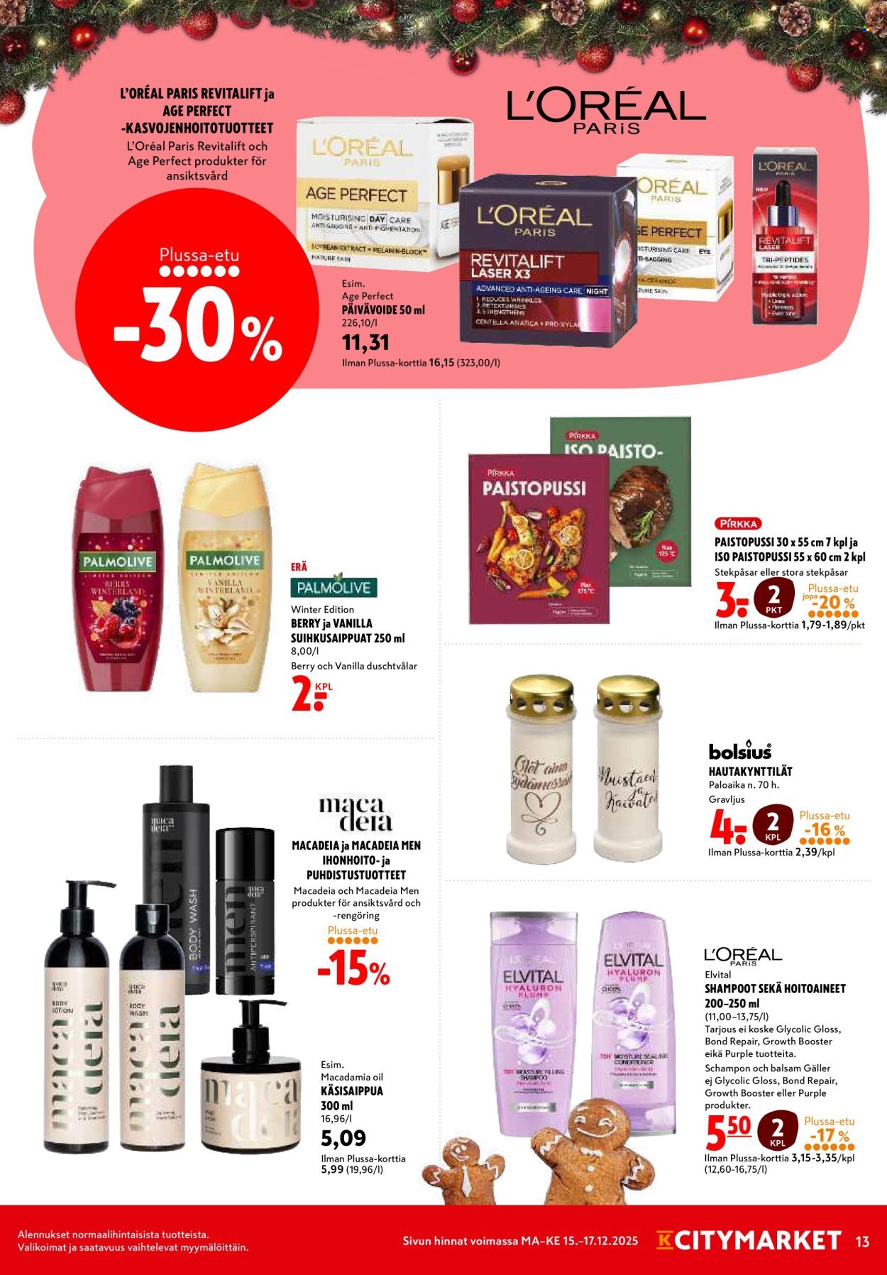 K-CITYMARKET tarjoukset - Alkaen MA 15.12.2025