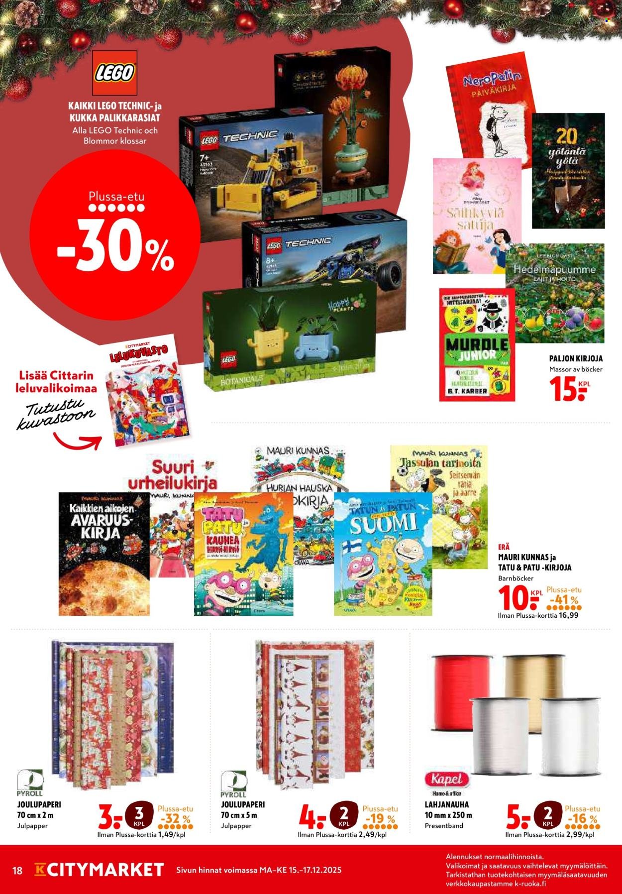 K-CITYMARKET tarjoukset - Alkaen MA 15.12.2025