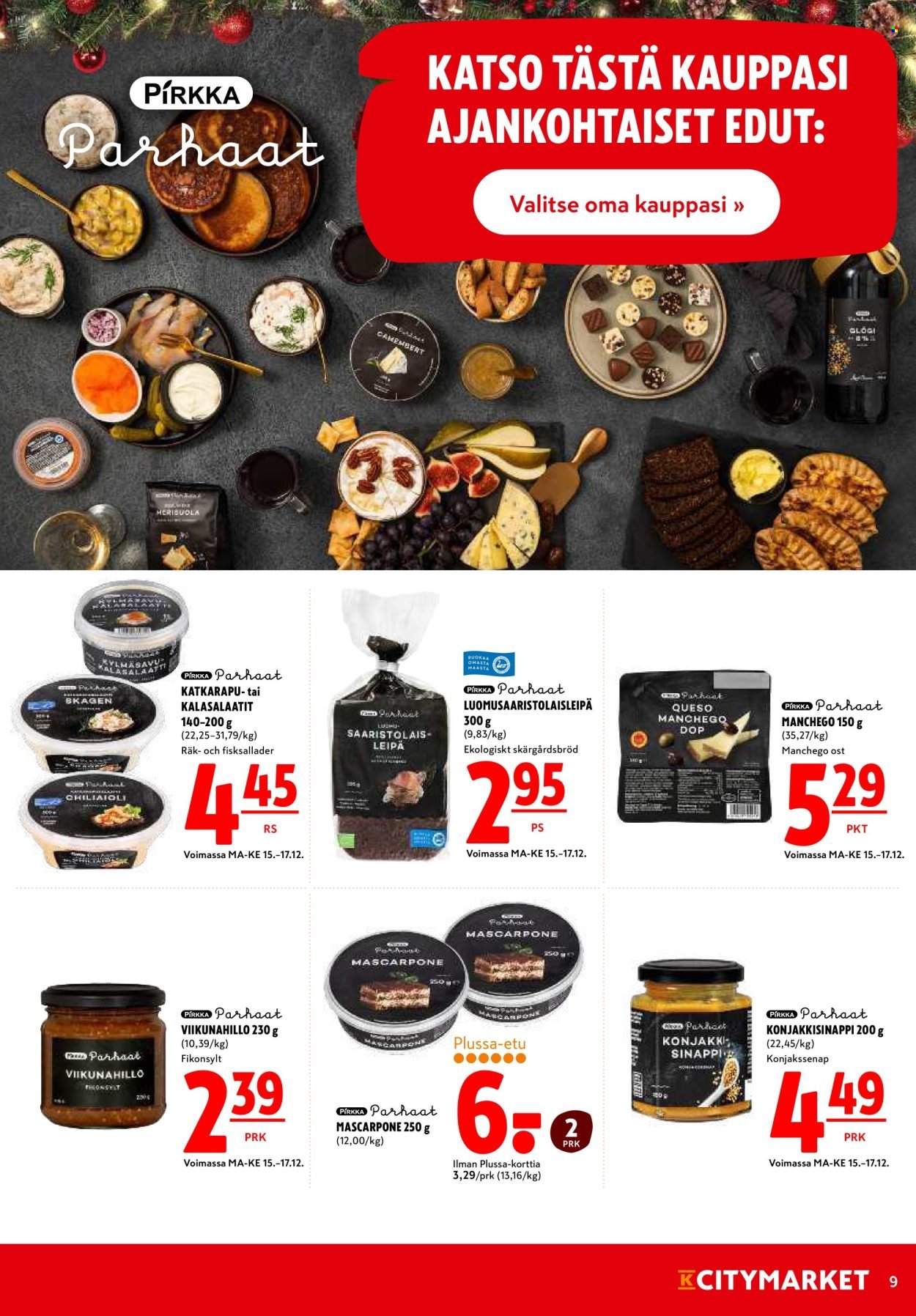 K-CITYMARKET tarjoukset - Alkaen MA 15.12.2025
