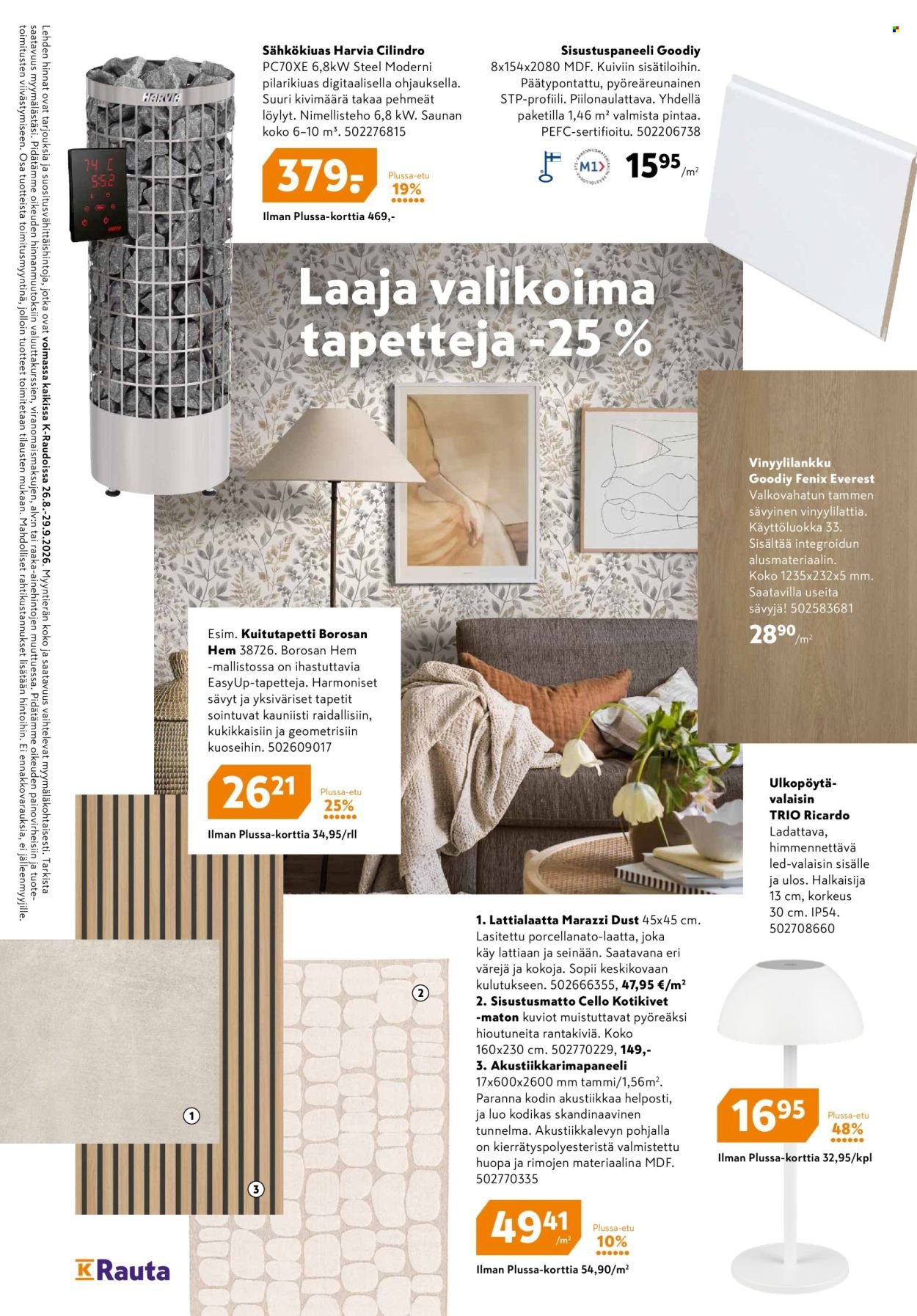 K-RAUTA tarjoukset - Pinnalla