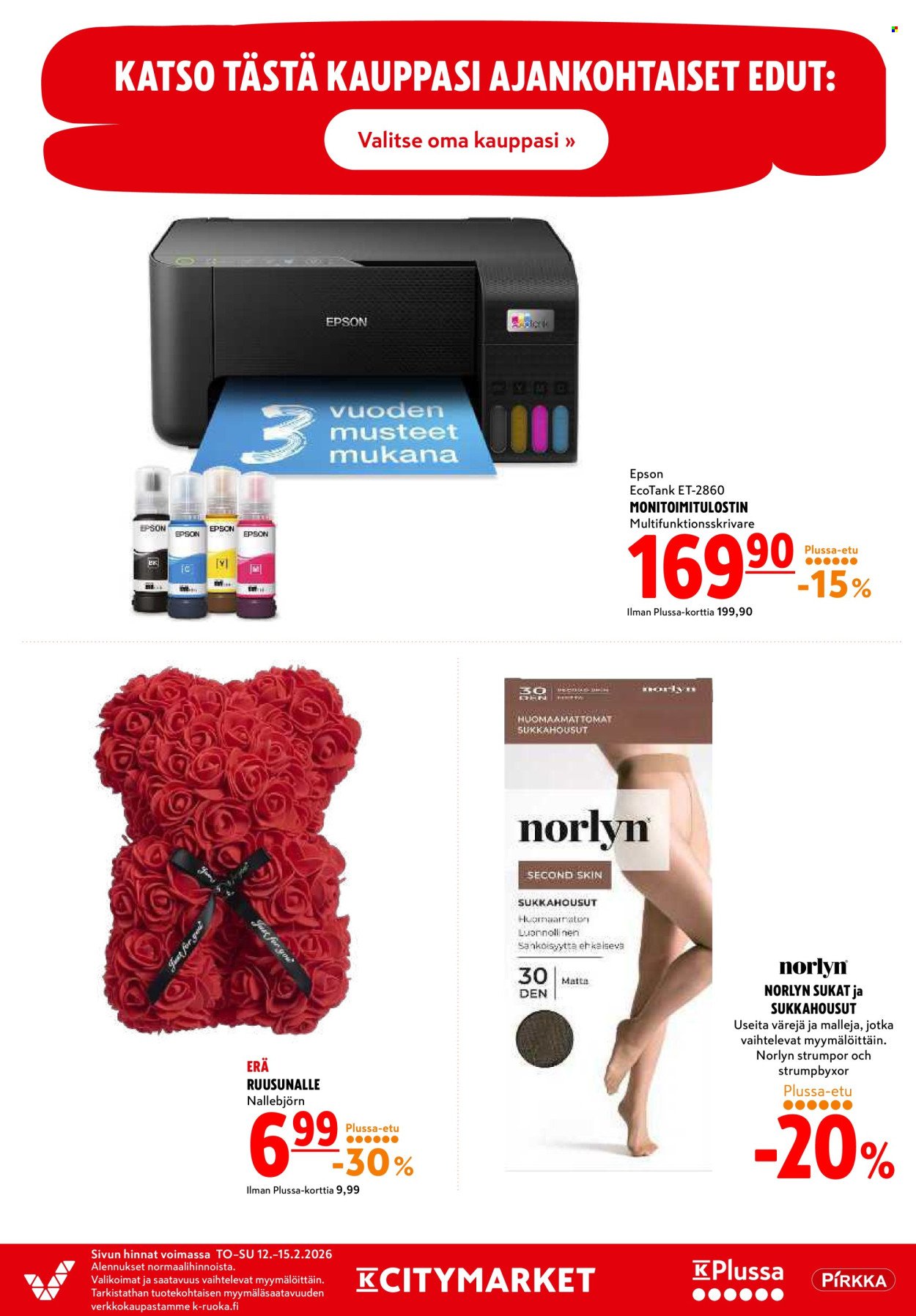 K-CITYMARKET tarjoukset - Alkaen TO 12.2.2026