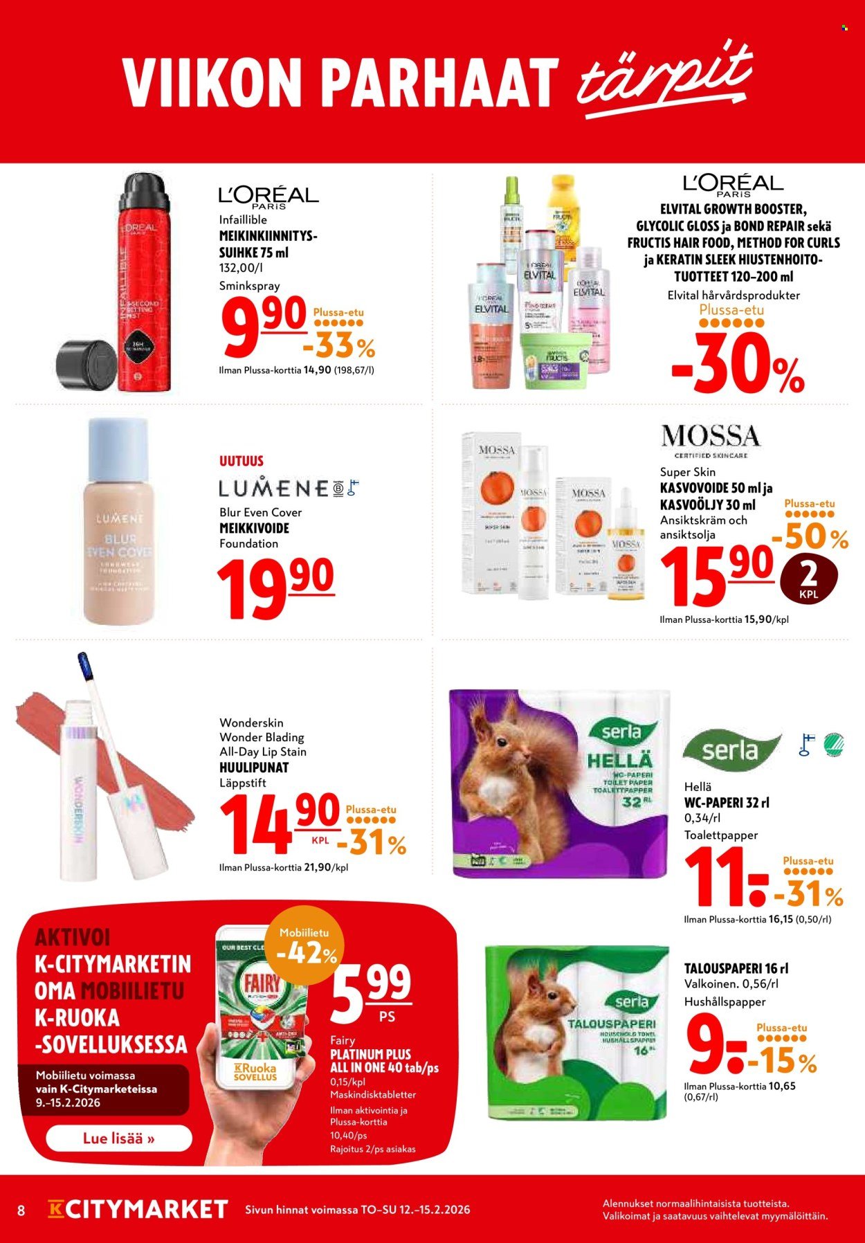 K-CITYMARKET tarjoukset - Alkaen TO 12.2.2026