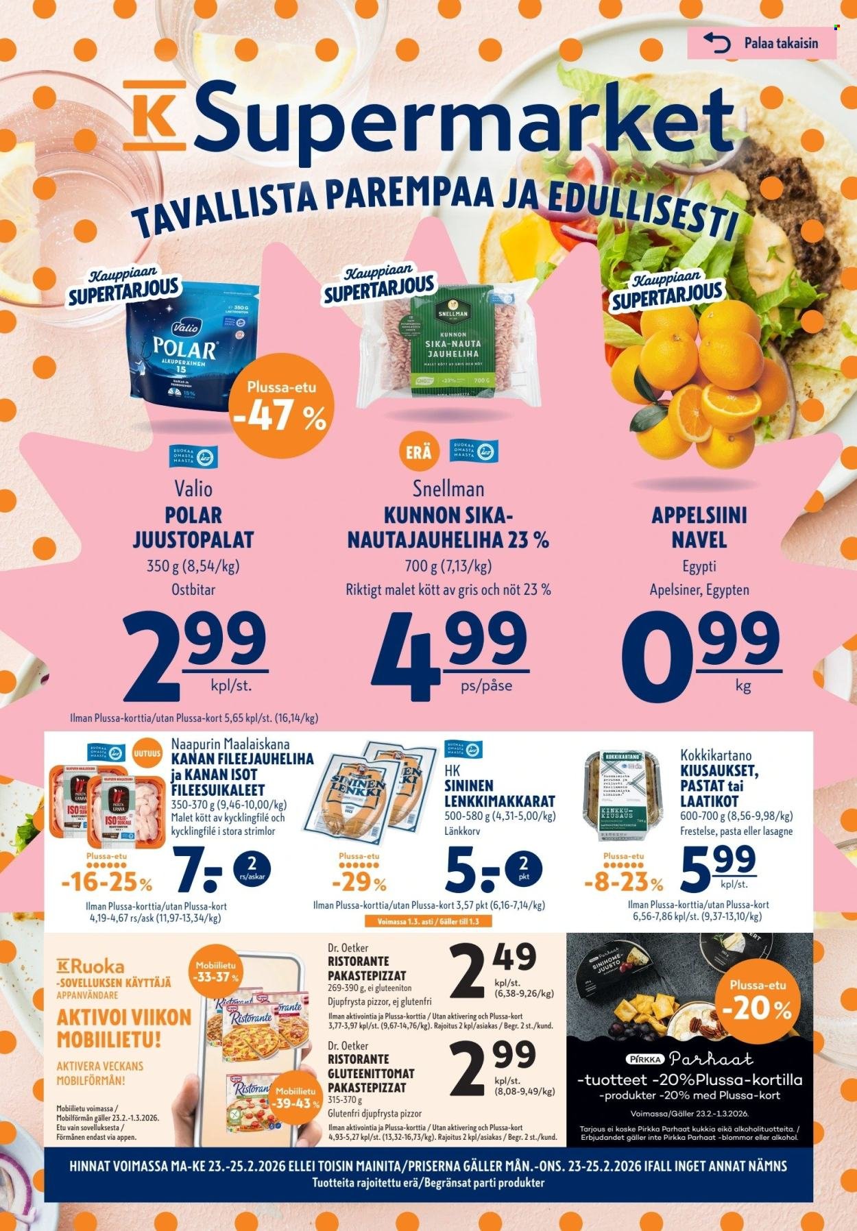 K-SUPERMARKET tarjoukset - Tavallista parempaa ja edullisesti