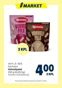 S-MARKET tarjoukset - Vohvelipalat