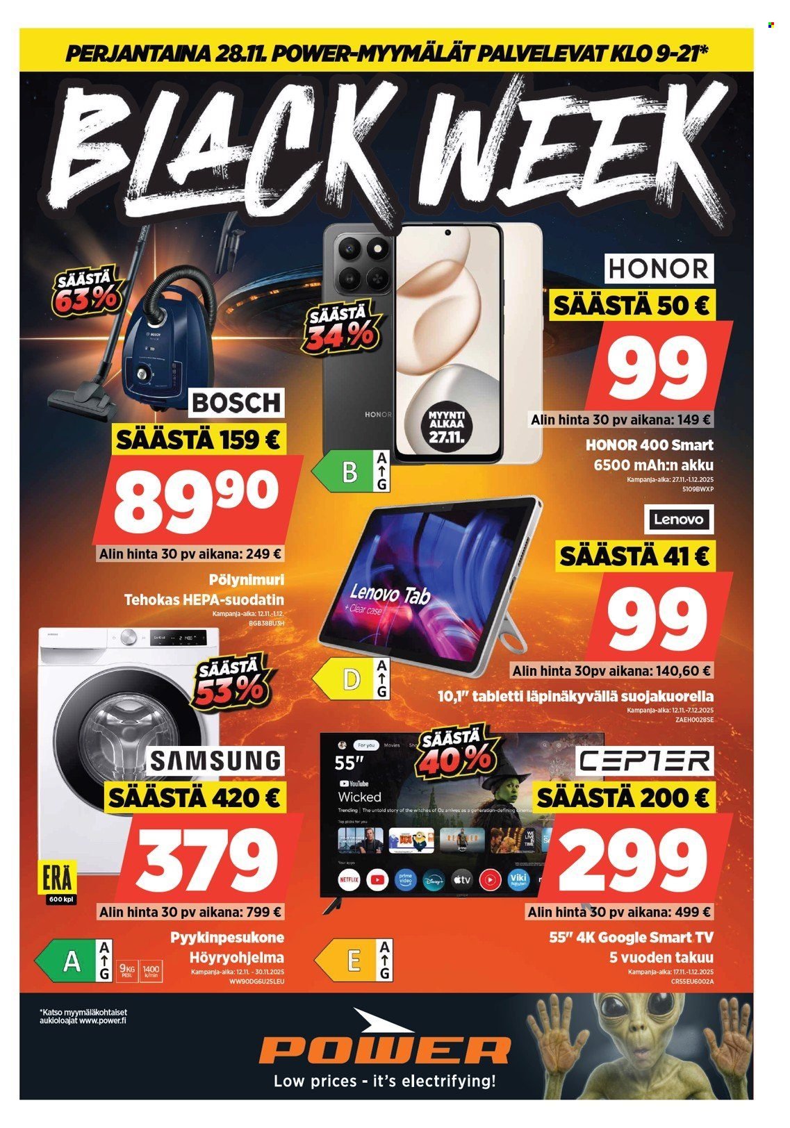 POWER tarjoukset - Marraskuu 2025
