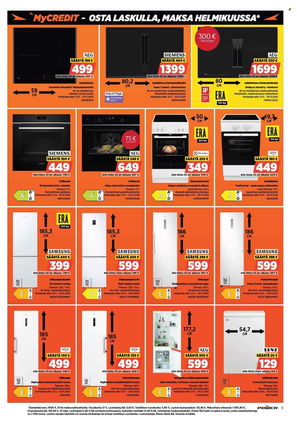POWER tarjoukset - Marraskuu 2025