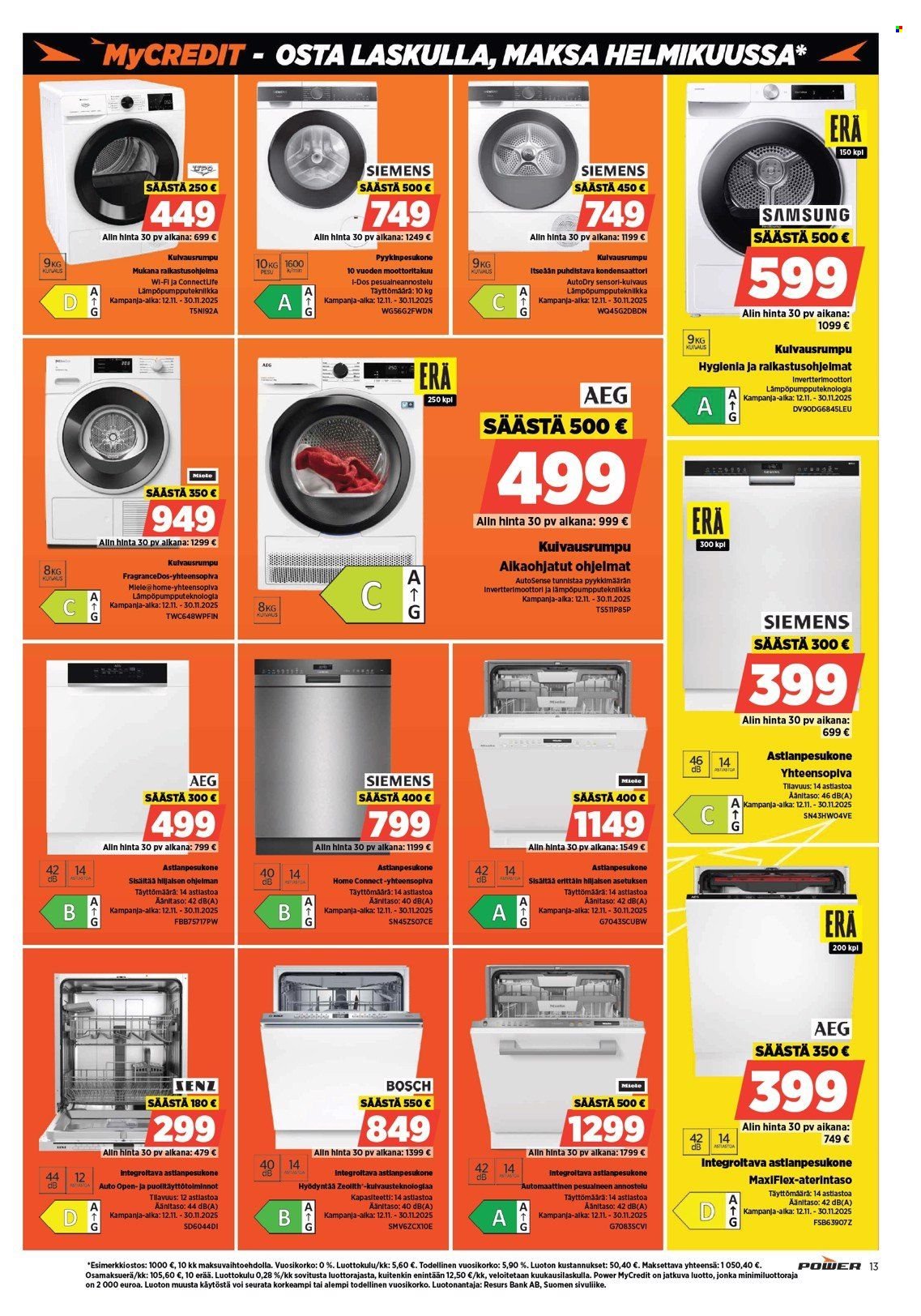 POWER tarjoukset - Marraskuu 2025