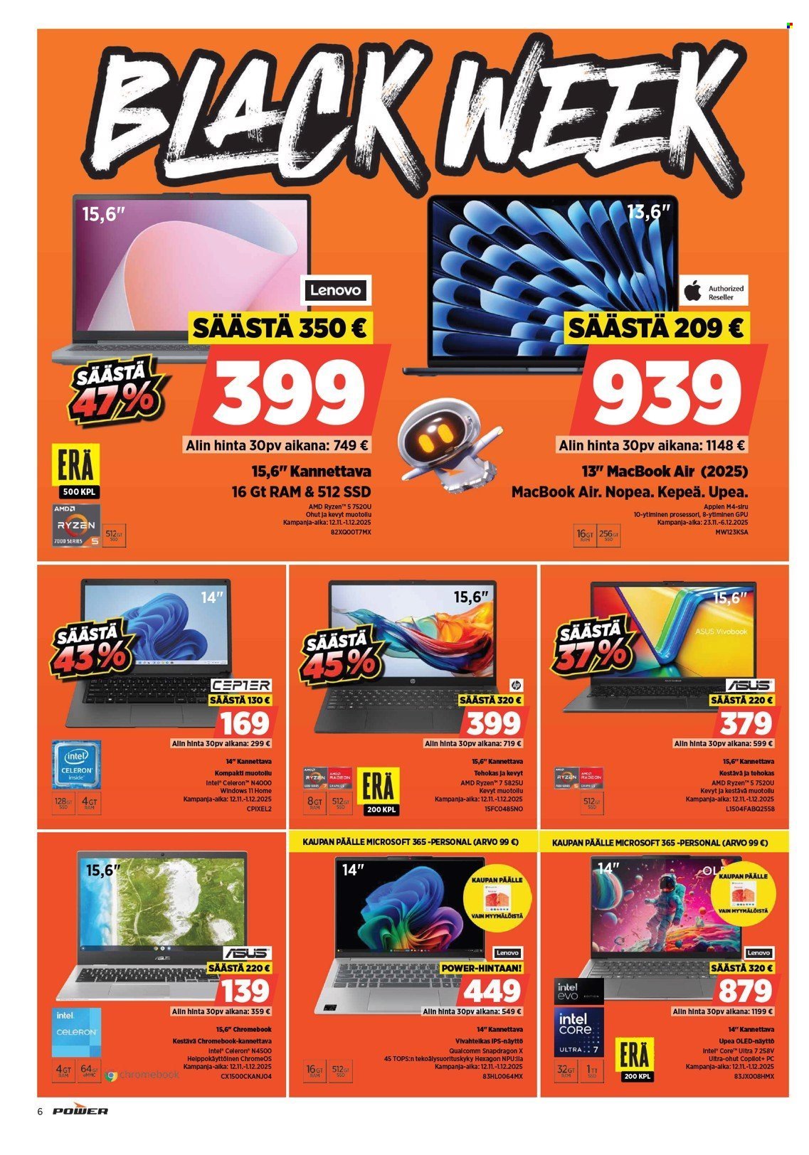 POWER tarjoukset - Marraskuu 2025