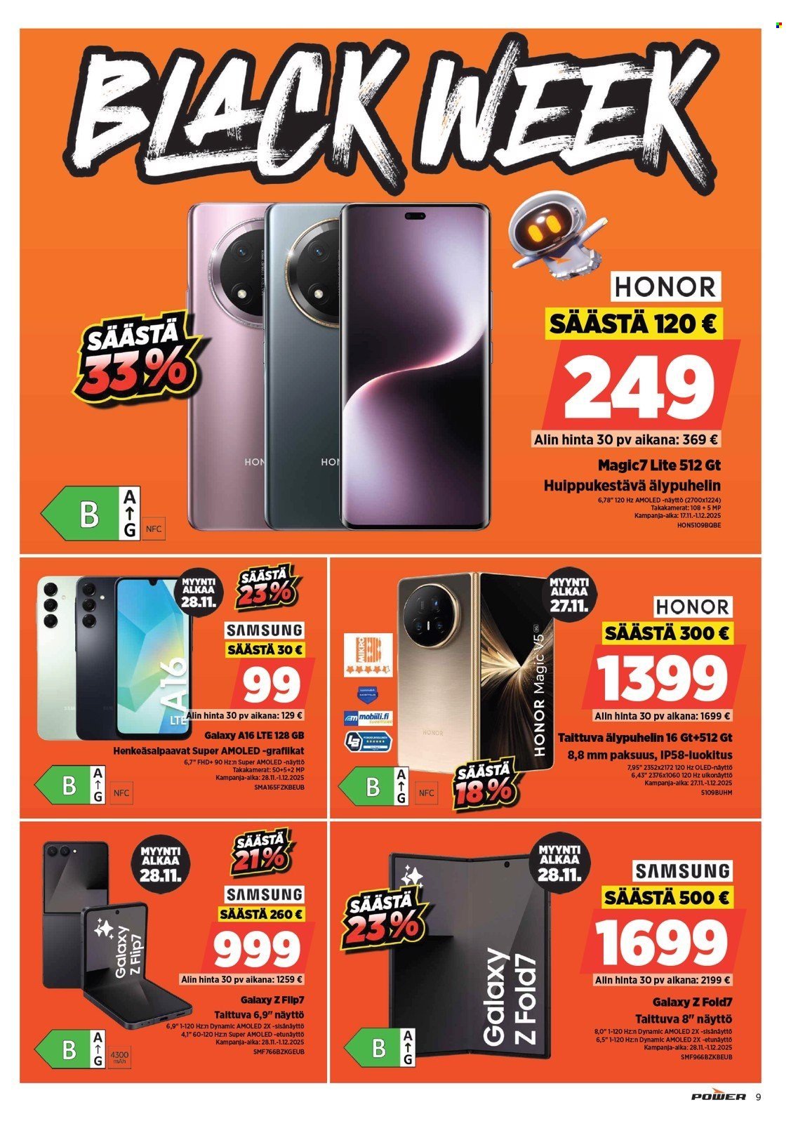 POWER tarjoukset - Marraskuu 2025