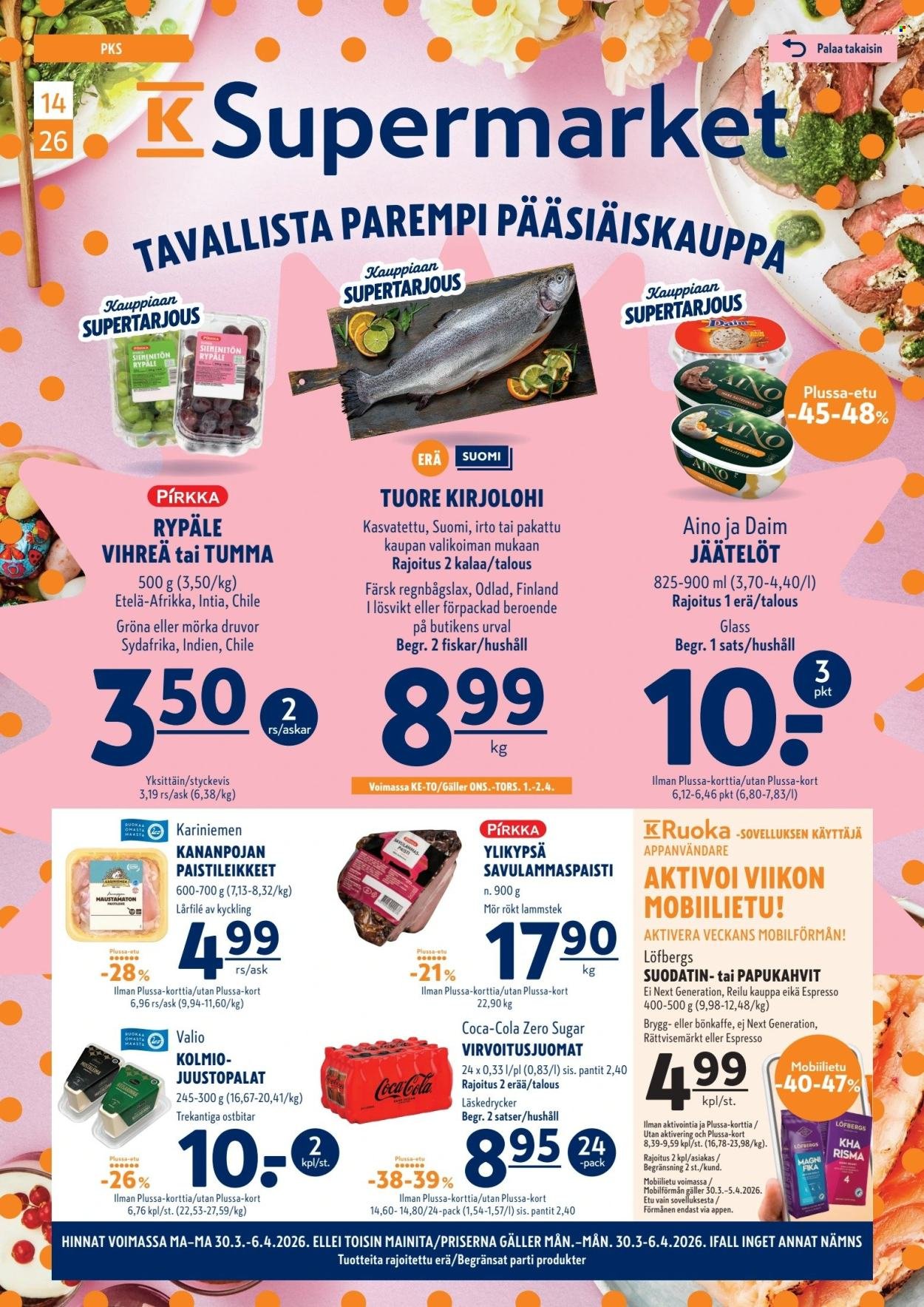 K-SUPERMARKET tarjoukset - Tavallista parempi pääsiäiskauppa
