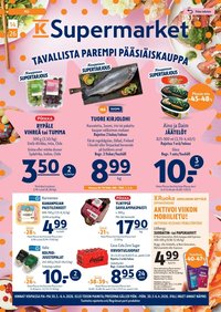 K-SUPERMARKET tarjoukset - Tavallista parempi pääsiäiskauppa
