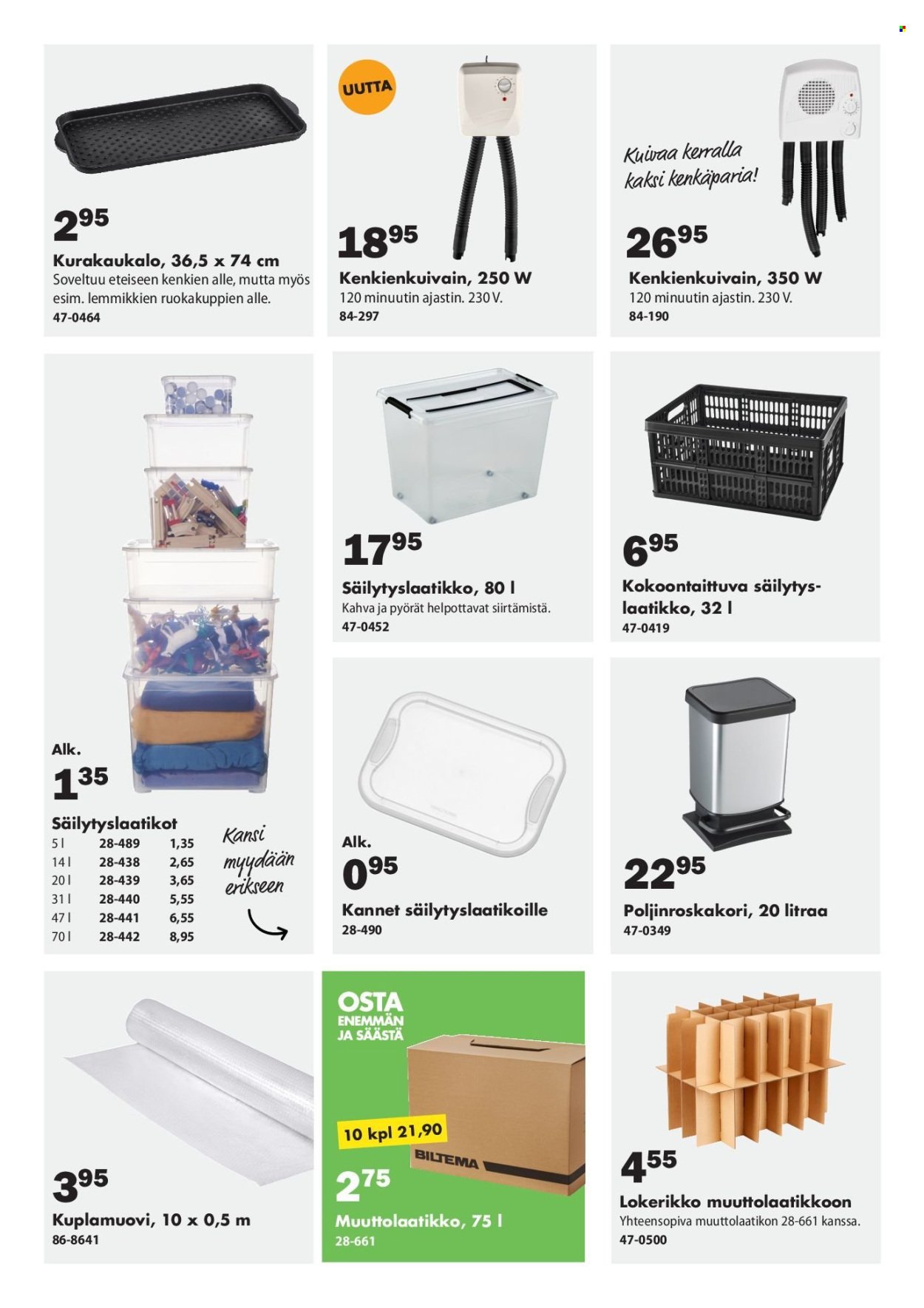 BILTEMA tarjoukset - Joulukuu 2025