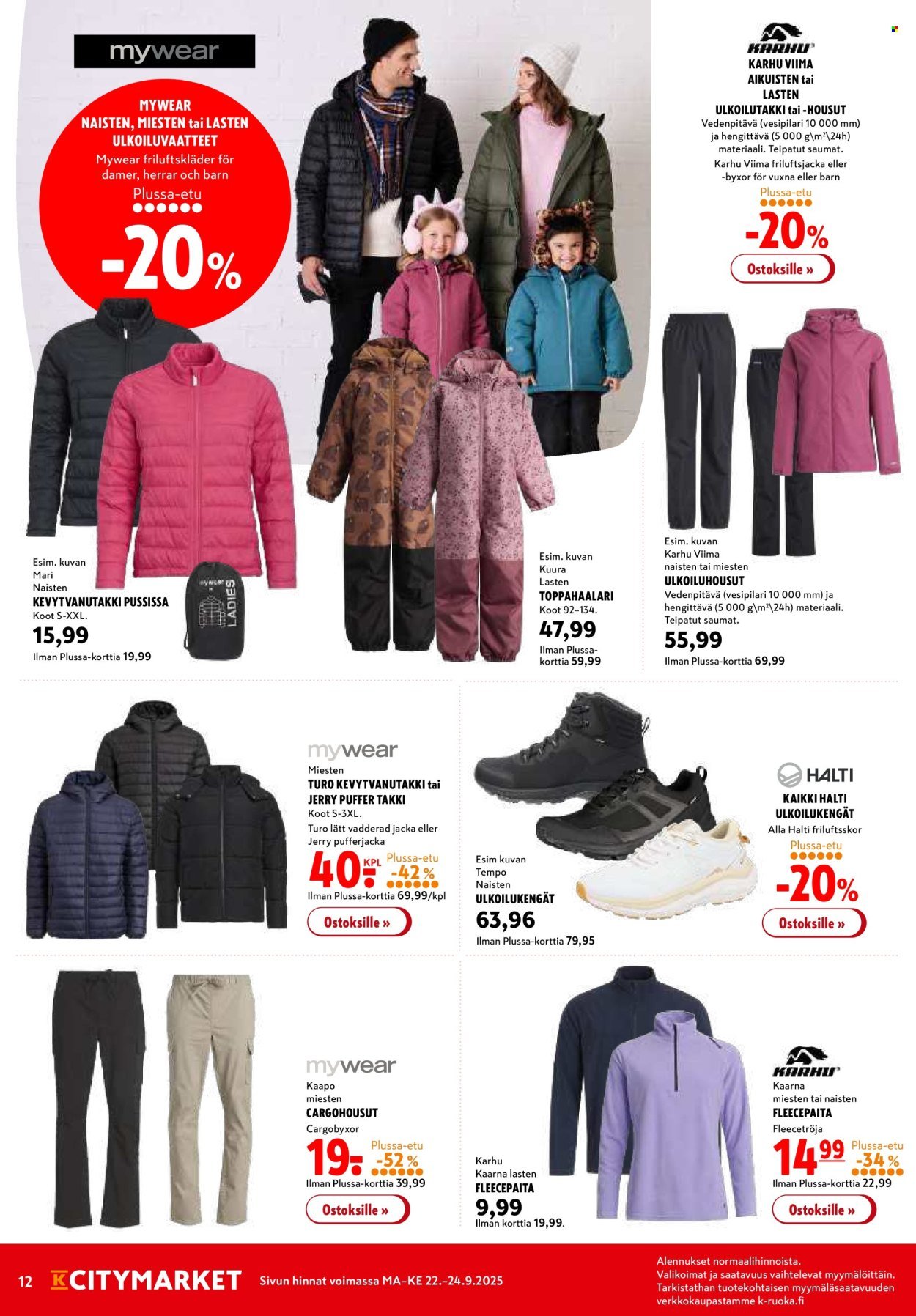 K-CITYMARKET tarjoukset - Alkaen MA 22.9.2025 (2025-09-22 - 2025-09-24)