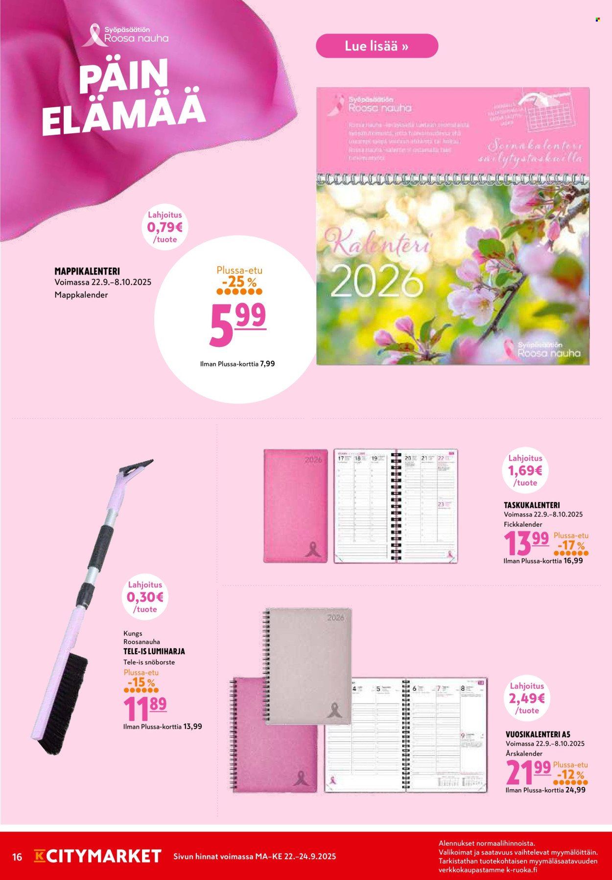 K-CITYMARKET tarjoukset - Alkaen MA 22.9.2025 (2025-09-22 - 2025-09-24)