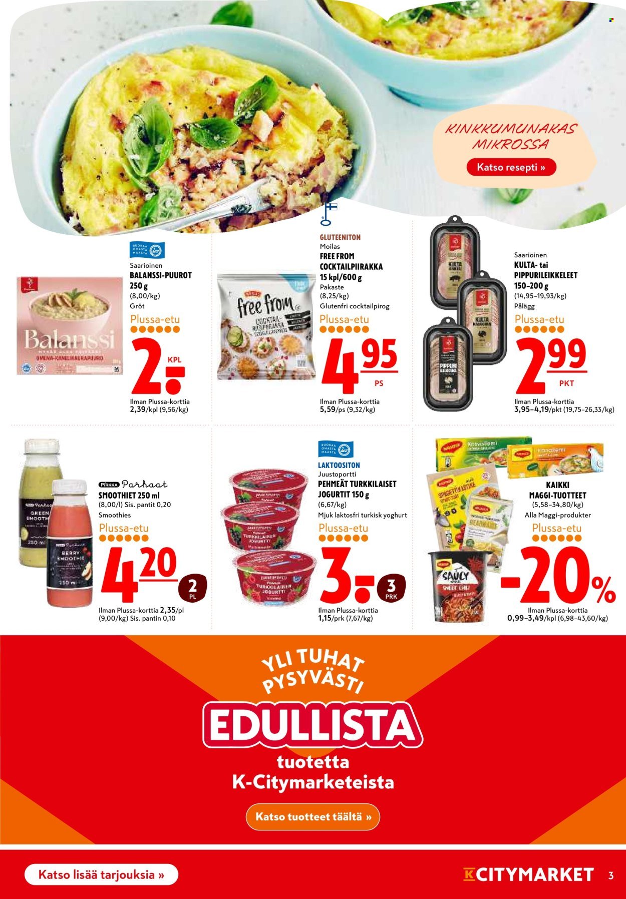 K-CITYMARKET tarjoukset - Alkaen MA 22.9.2025 (2025-09-22 - 2025-09-24)