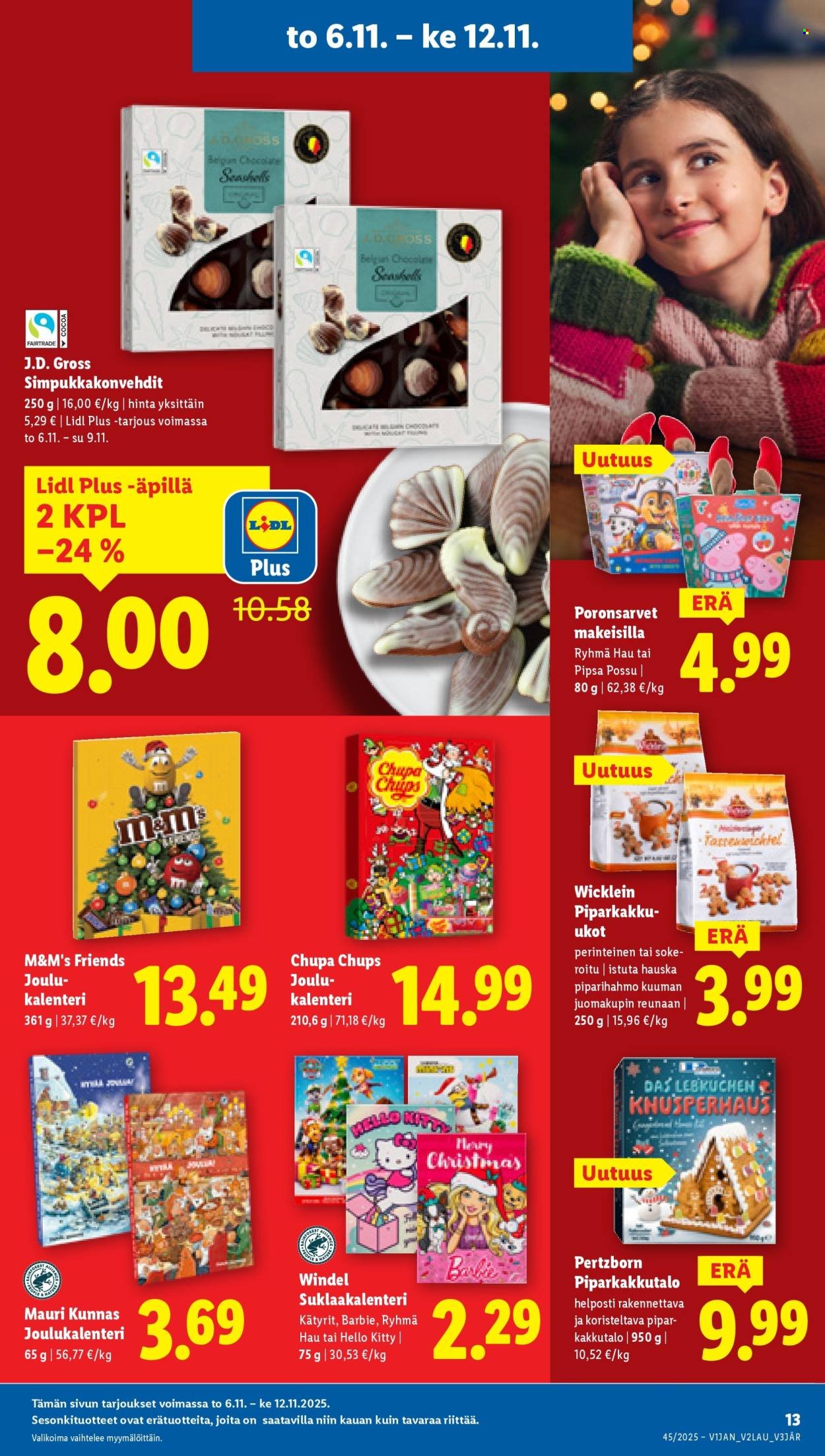 LIDL tarjoukset - Alkaen TO 6.11.2025 (2025-11-06 - 2025-11-12)