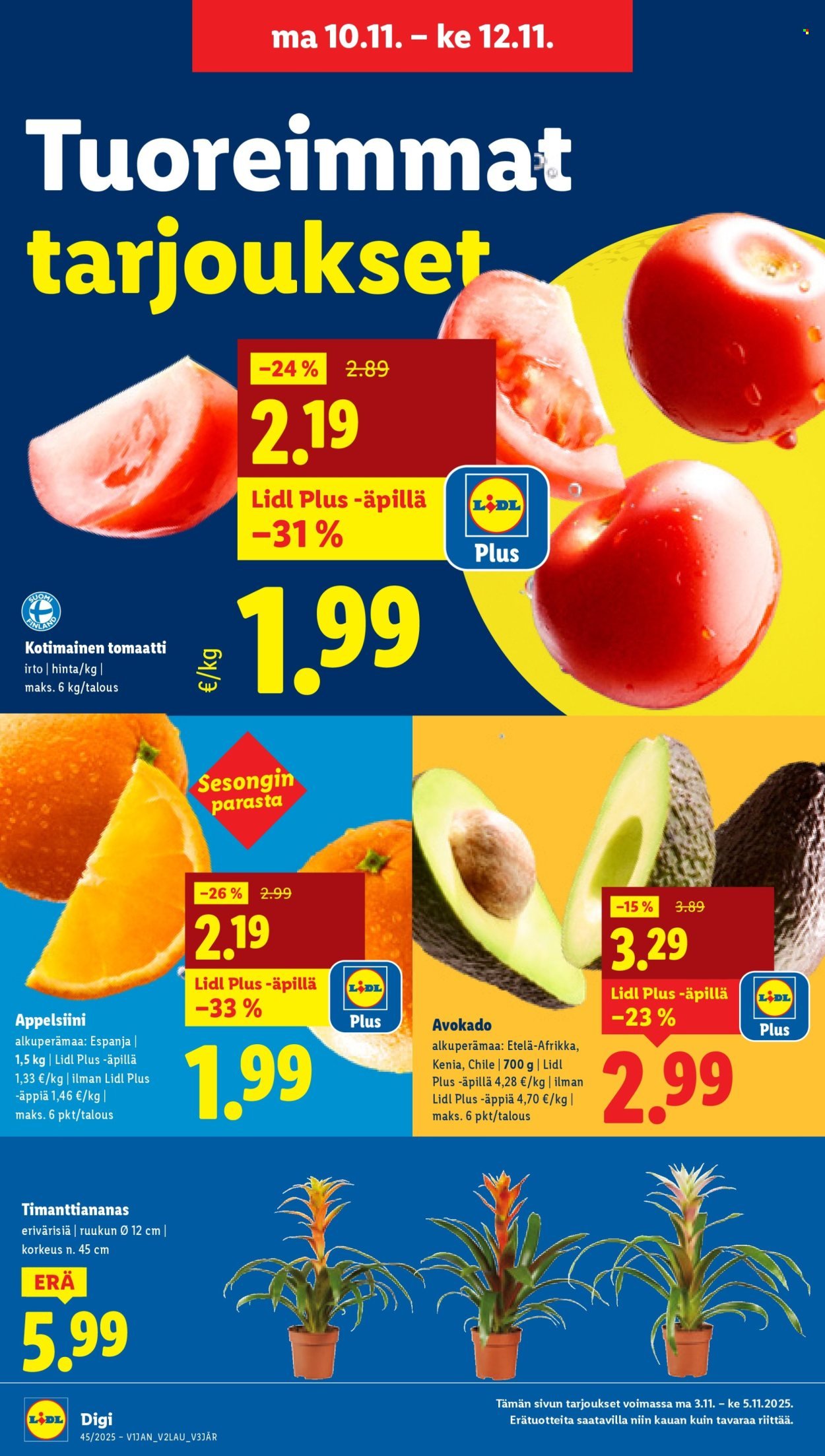 LIDL tarjoukset - Alkaen TO 6.11.2025 (2025-11-06 - 2025-11-12)