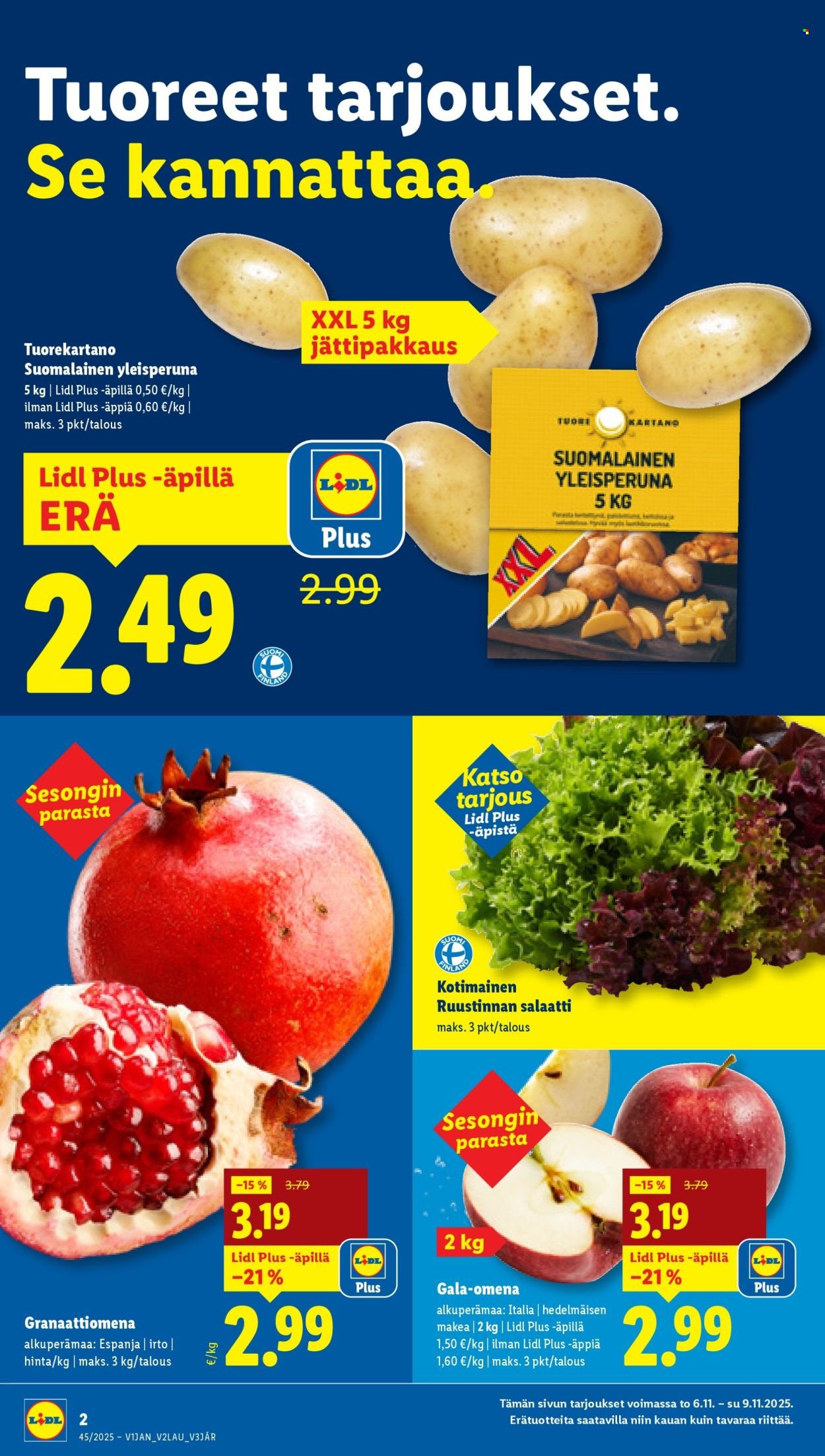 LIDL tarjoukset - Alkaen TO 6.11.2025 (2025-11-06 - 2025-11-12)