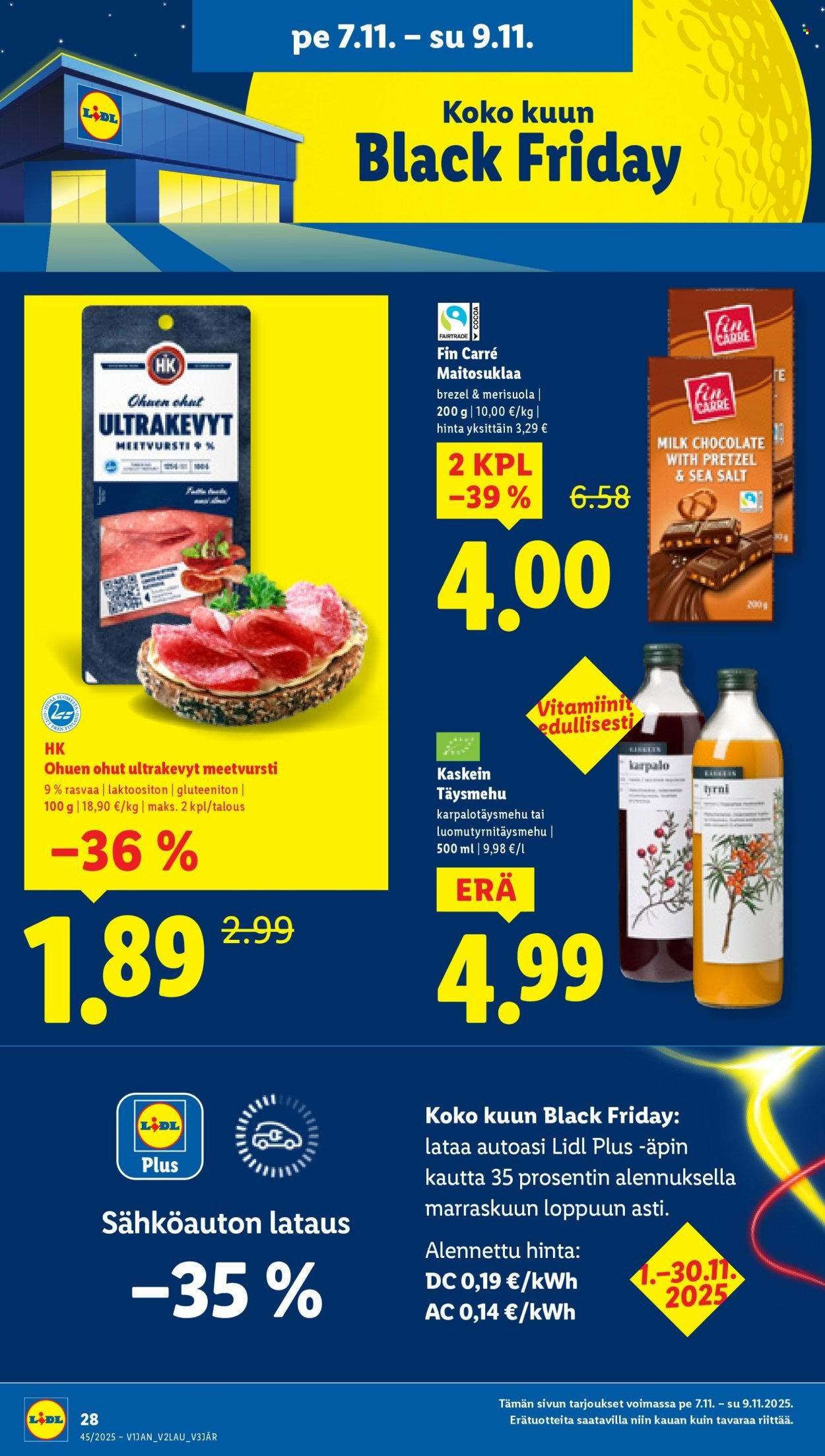 LIDL tarjoukset - Alkaen TO 6.11.2025 (2025-11-06 - 2025-11-12)