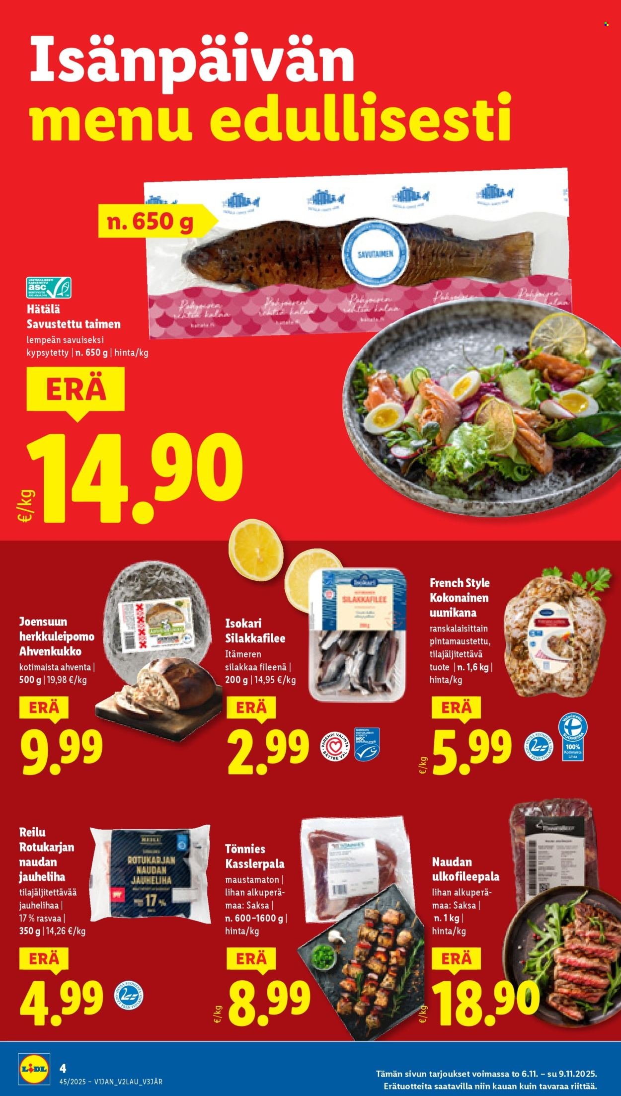 LIDL tarjoukset - Alkaen TO 6.11.2025 (2025-11-06 - 2025-11-12)